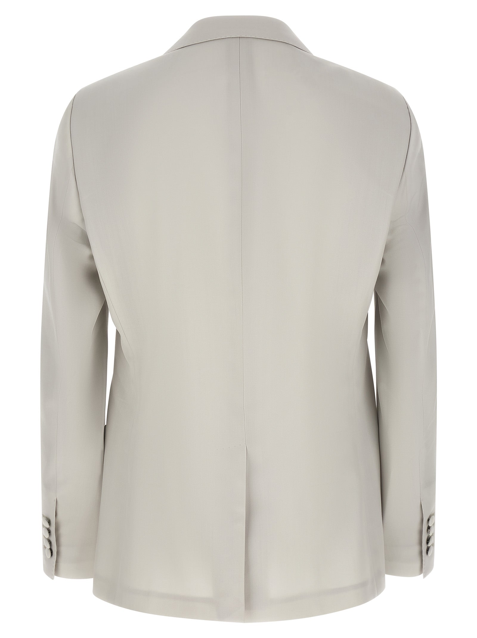 Dolce & Gabbana Gray Virgin Wool Blazer Dolce & Gabbana