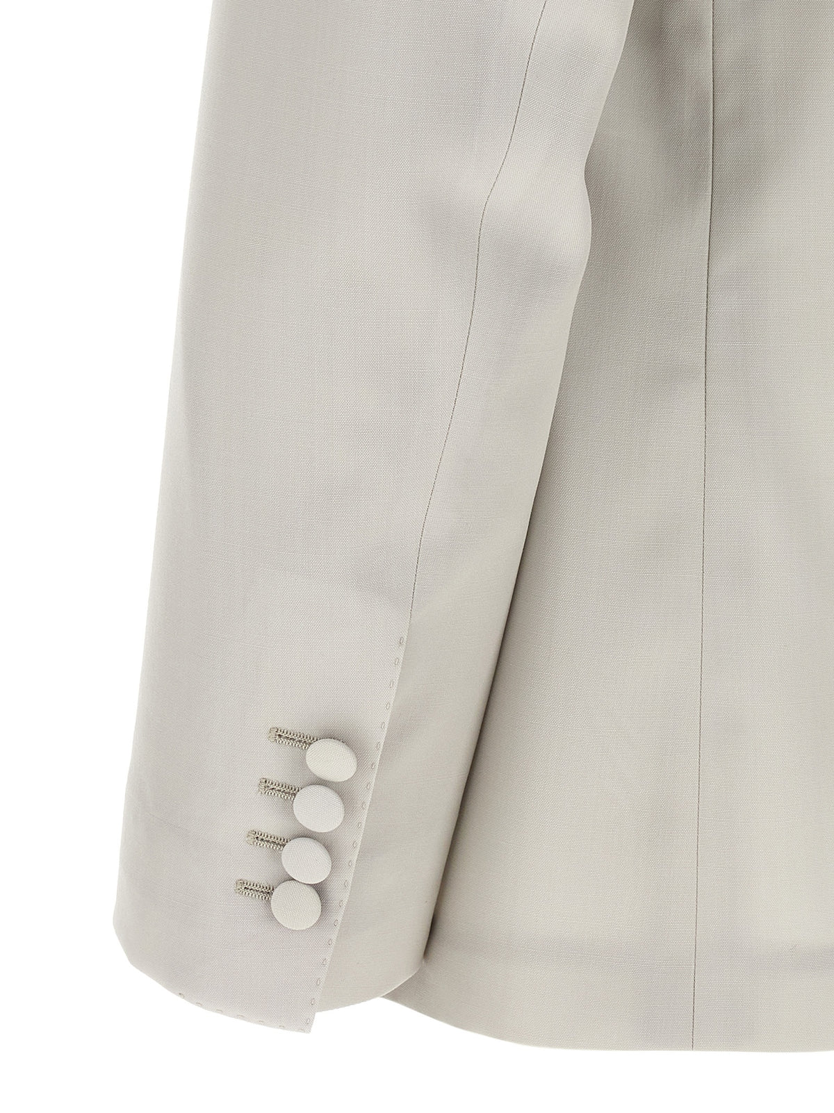 Dolce & Gabbana Gray Virgin Wool Blazer Dolce & Gabbana
