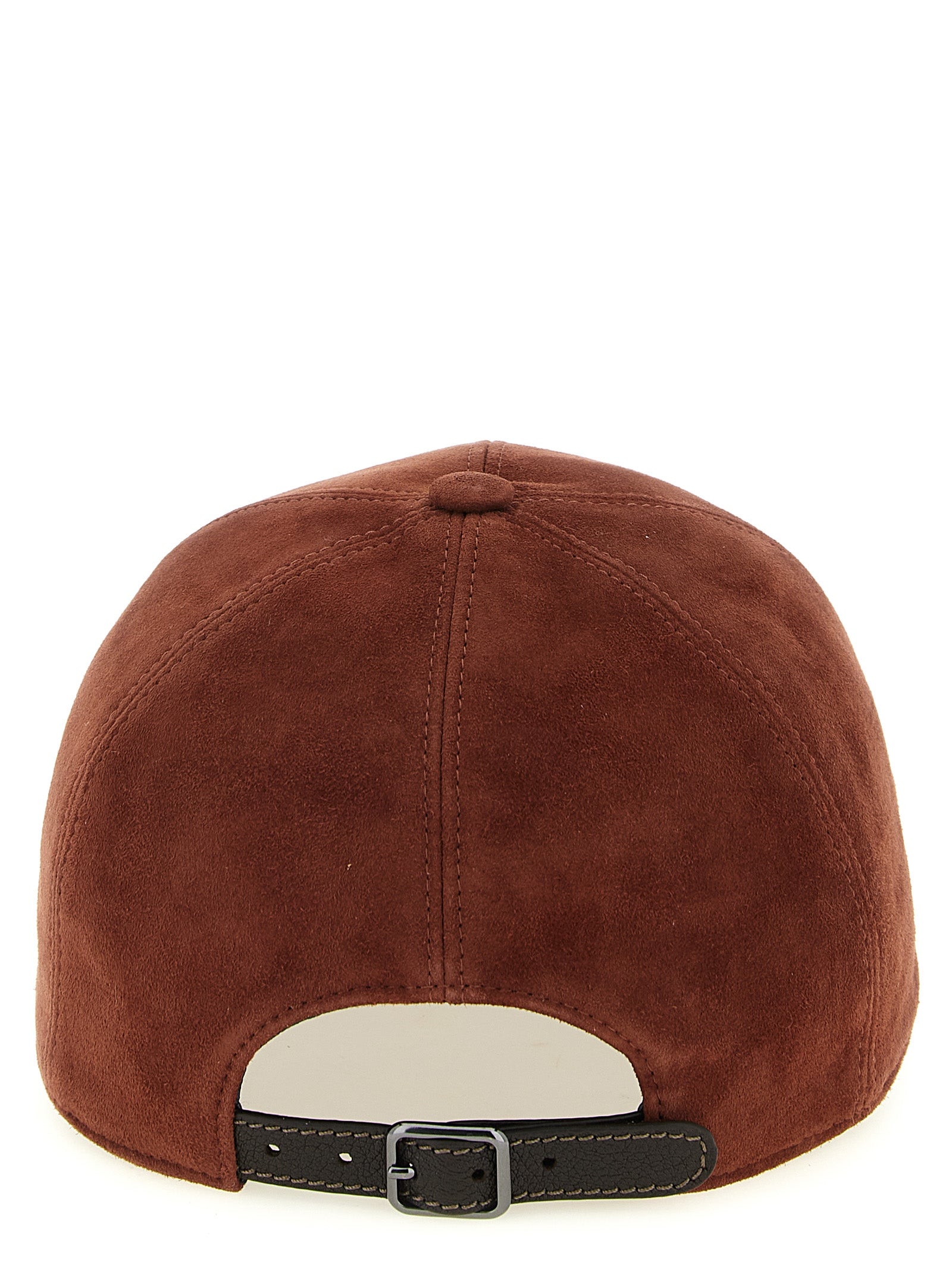 Brunello Cucinelli Multicolor Lamb Leather Cap (Baseball Hat) Brunello Cucinelli