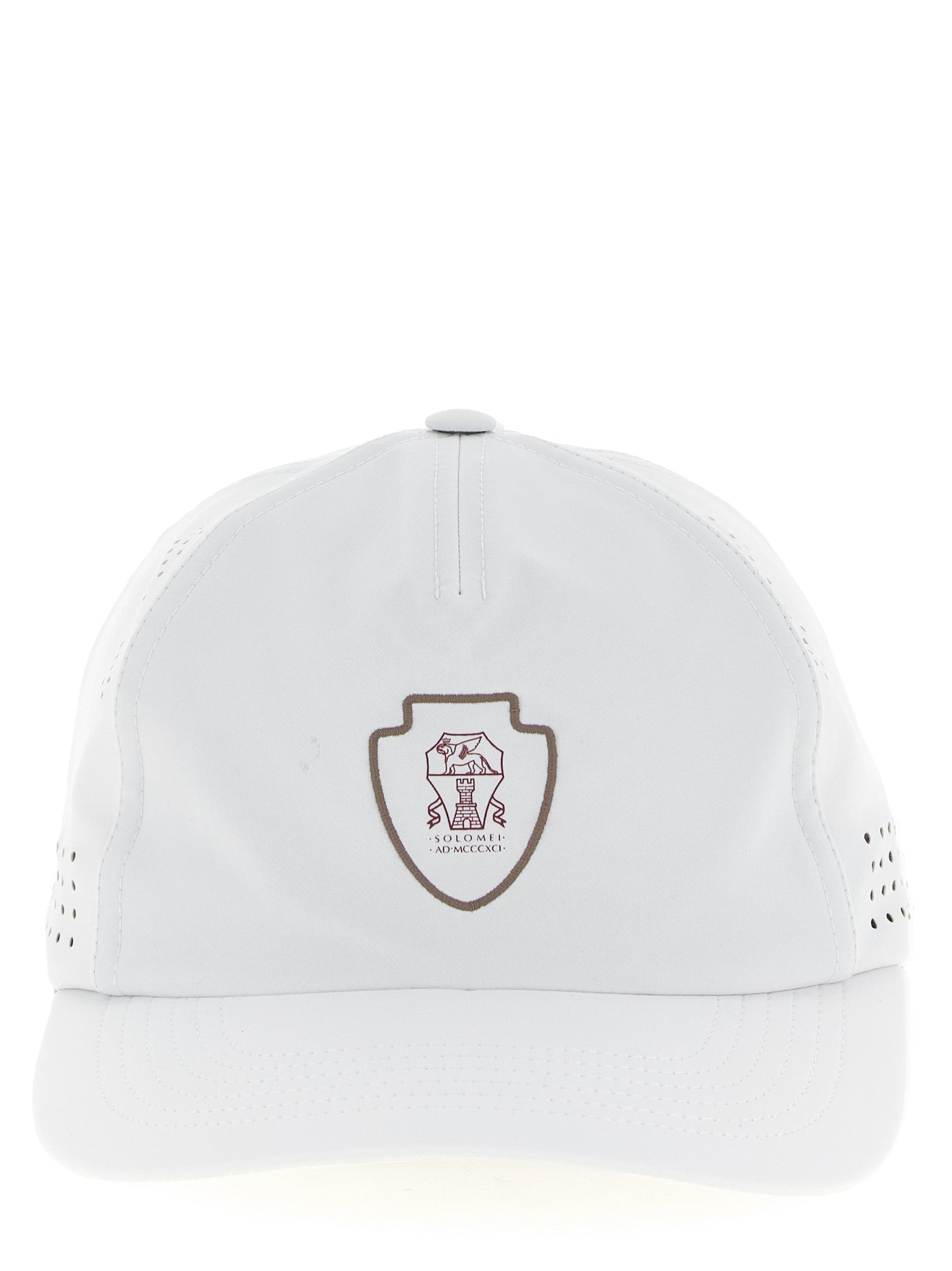 Brunello Cucinelli White Nylon Cap (Baseball Hat) Brunello Cucinelli