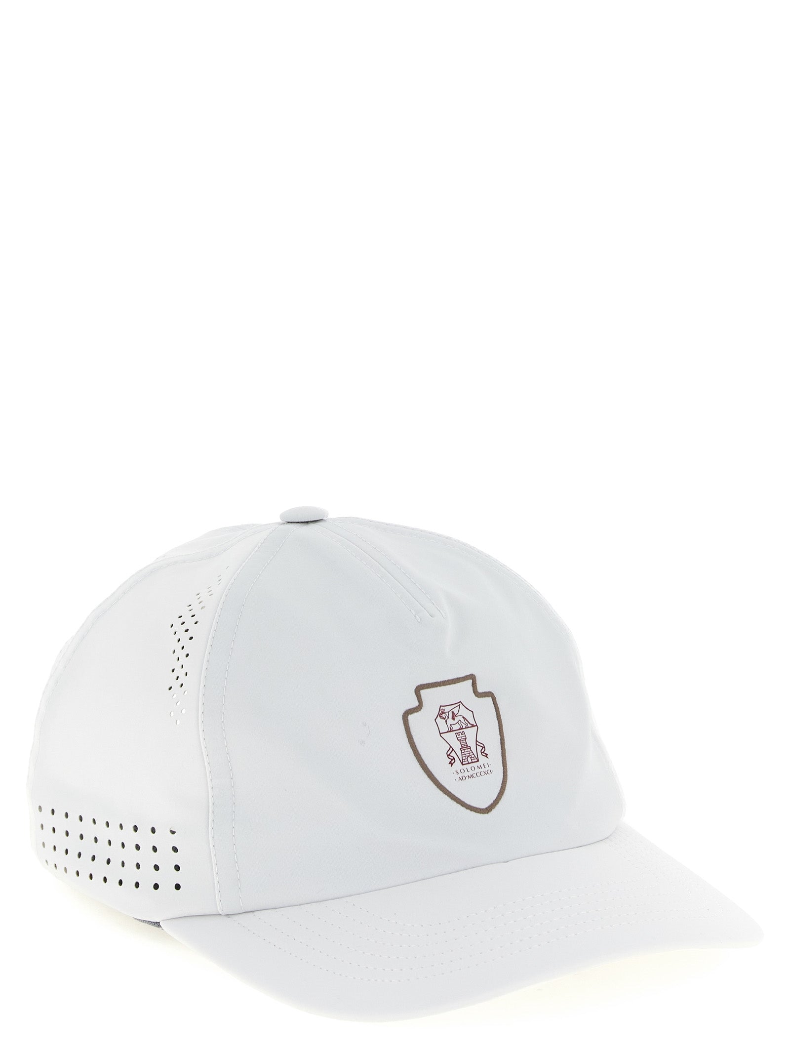 Brunello Cucinelli White Nylon Cap (Baseball Hat) Brunello Cucinelli