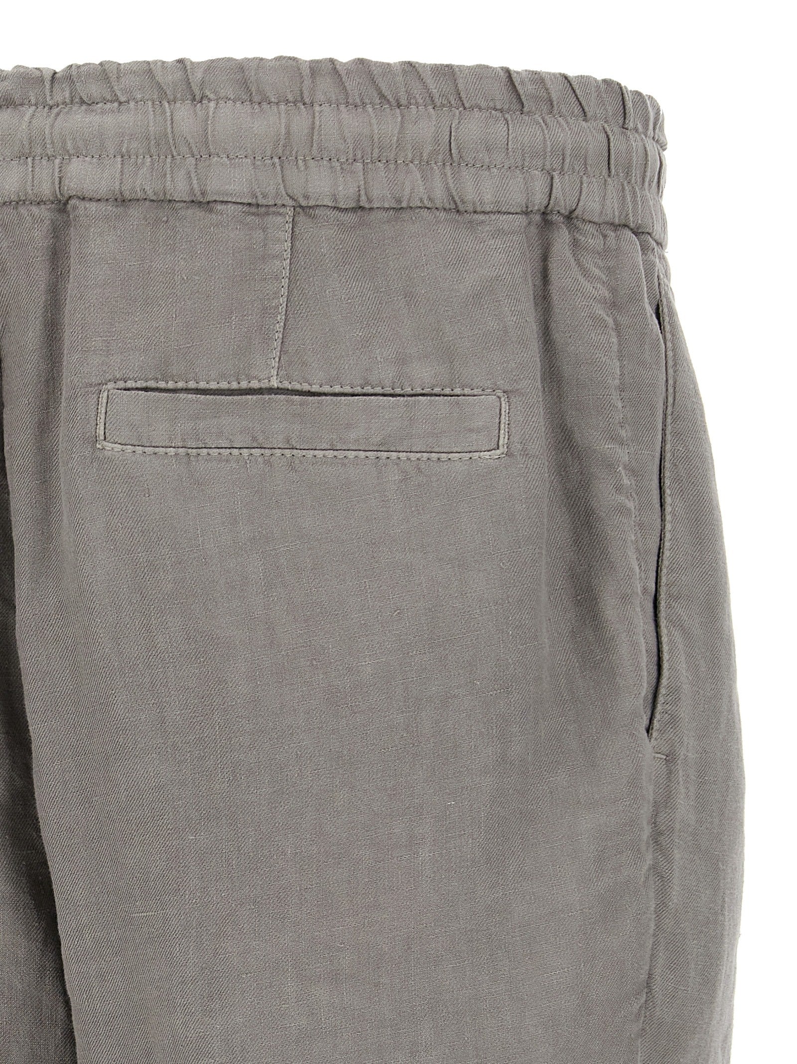 Brunello Cucinelli Gray Linen Bermuda Shorts Brunello Cucinelli