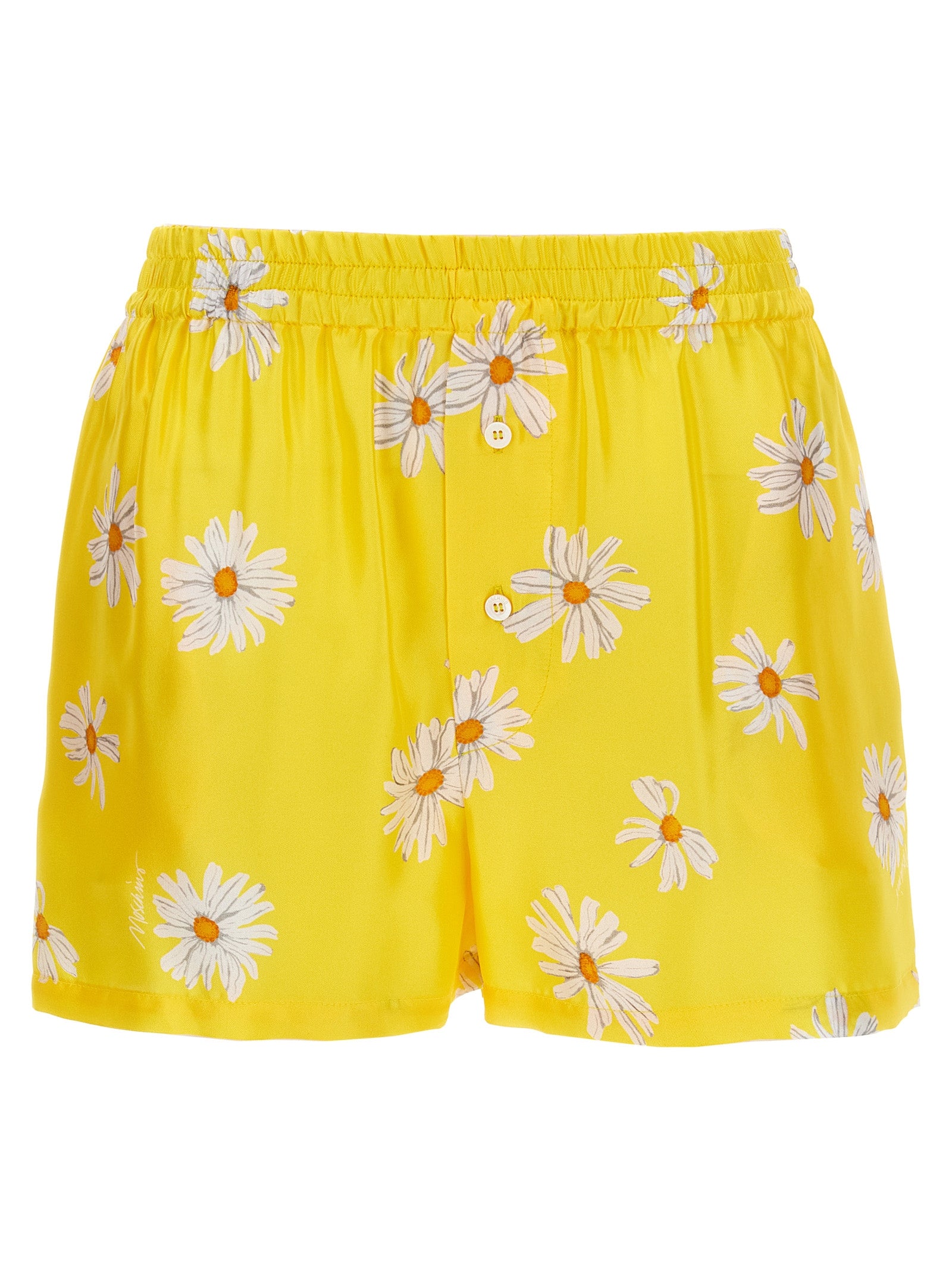 Moschino Bicolor Silk Bermuda Shorts Moschino