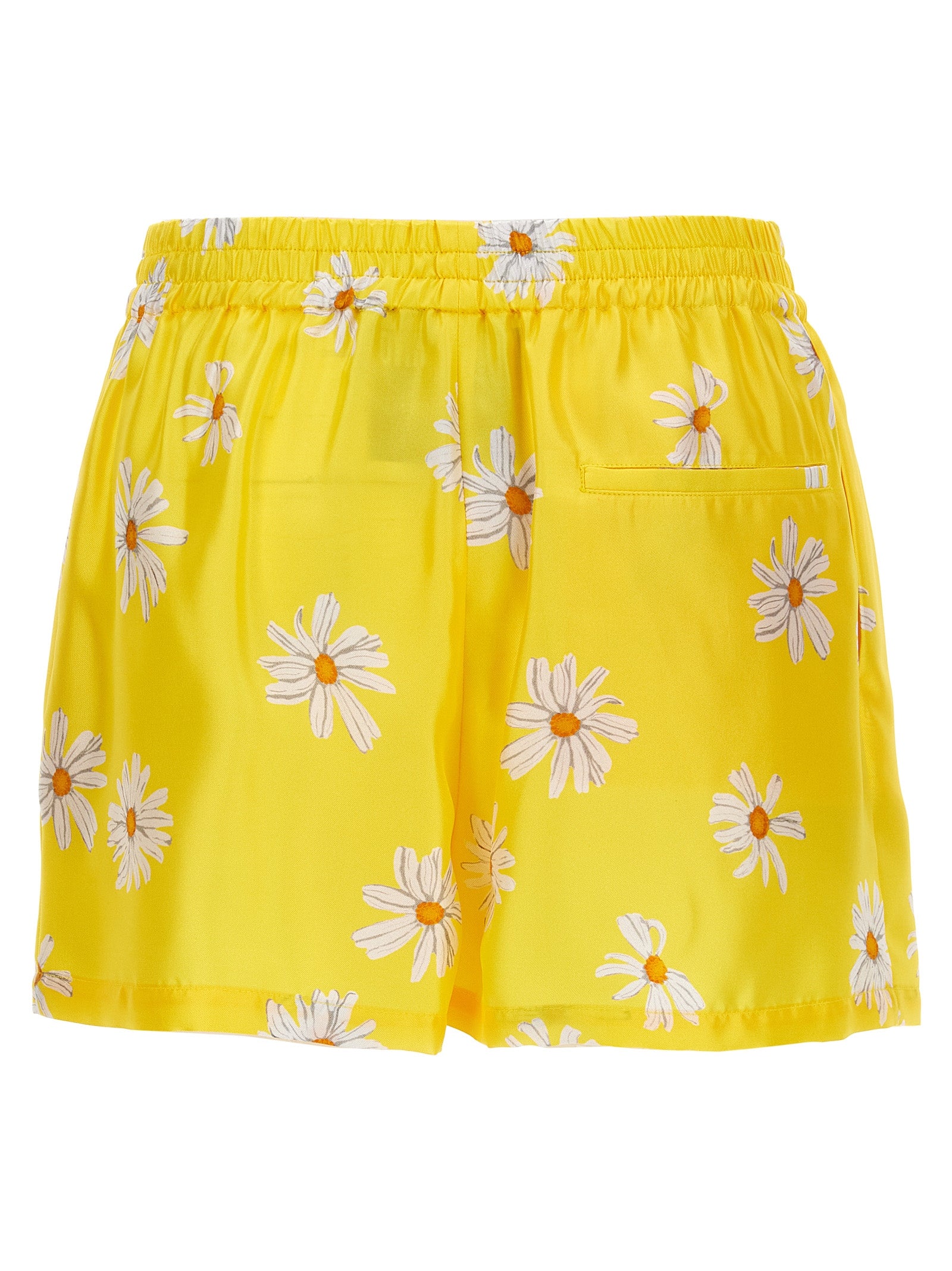 Moschino Bicolor Silk Bermuda Shorts Moschino