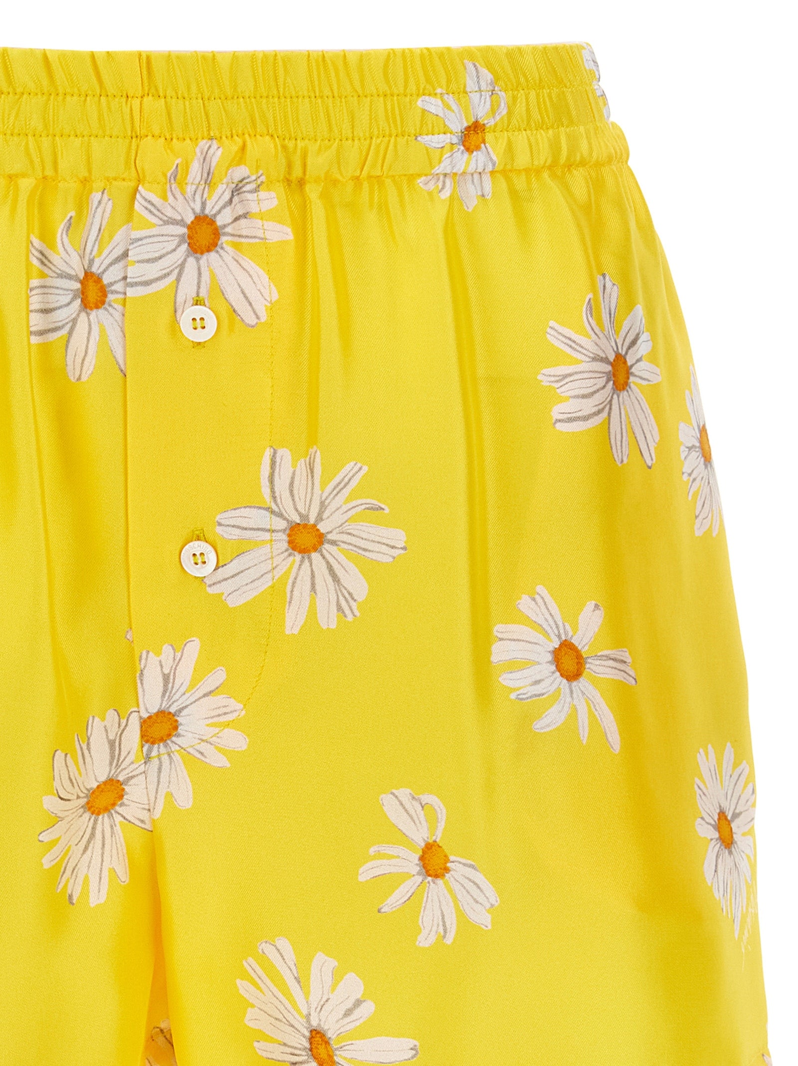 Moschino Bicolor Silk Bermuda Shorts Moschino