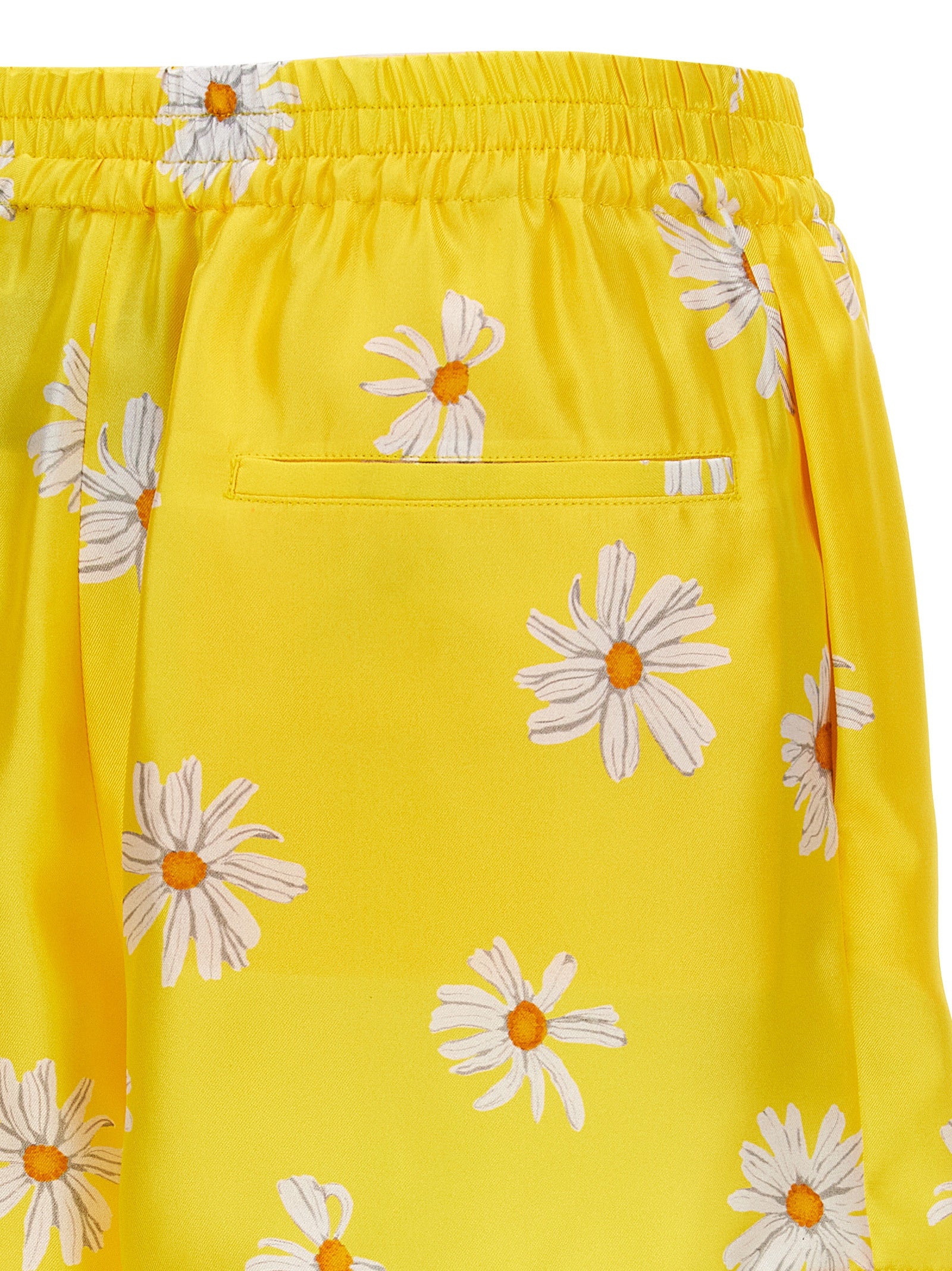 Moschino Bicolor Silk Bermuda Shorts Moschino