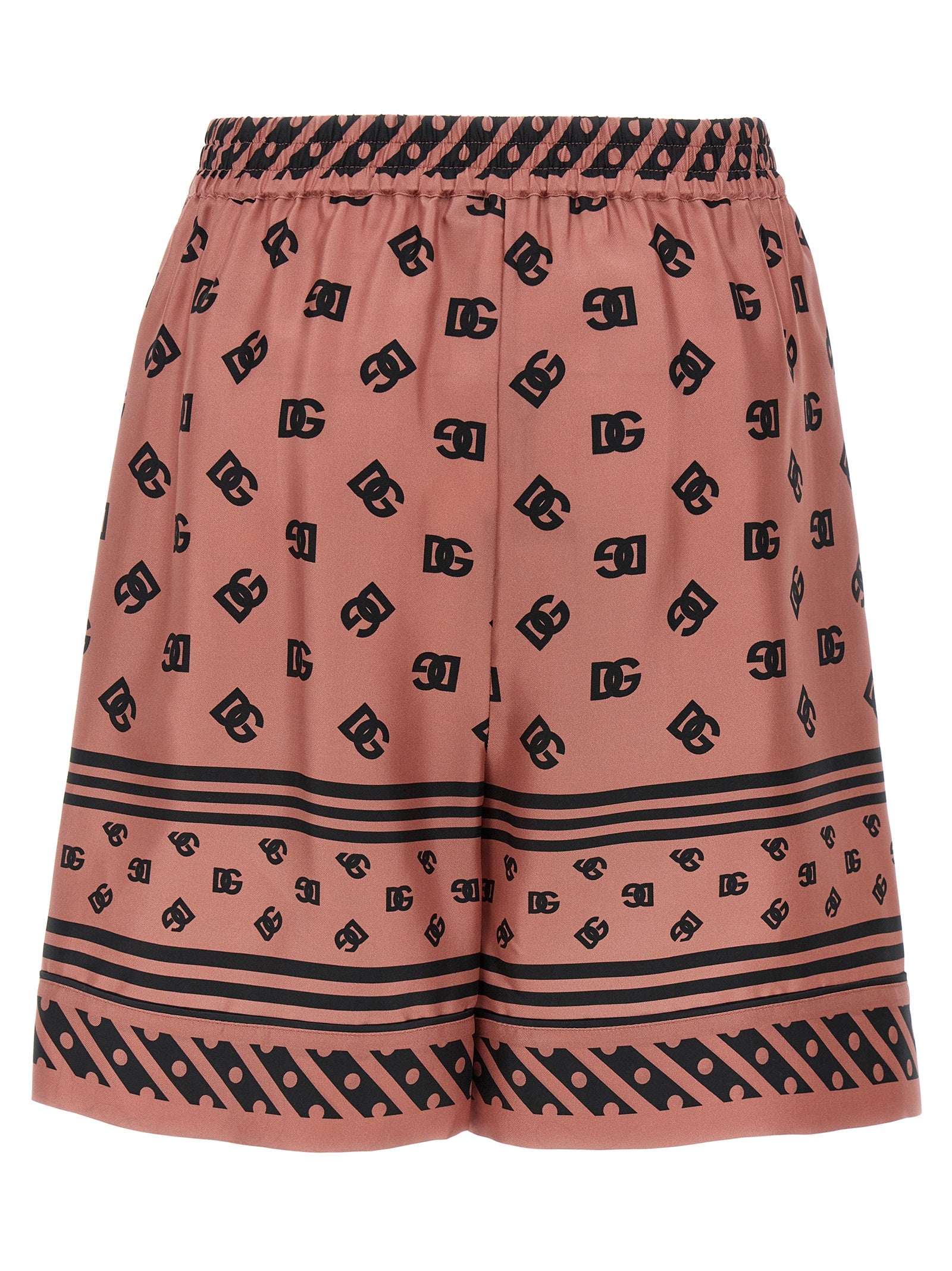 Dolce & Gabbana Multicolor Silk Bermuda Shorts Dolce & Gabbana