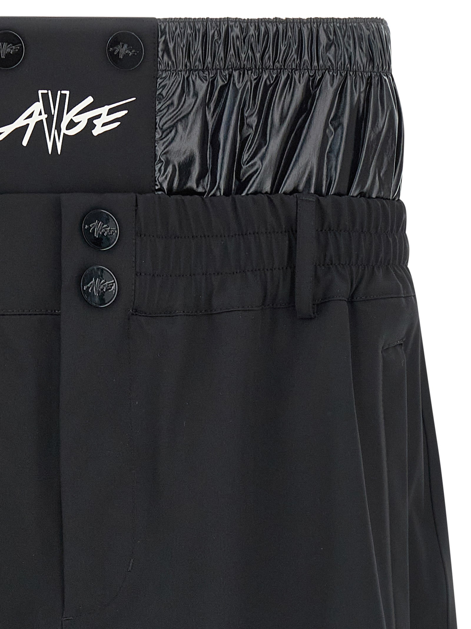MONCLER GENIUS Black Polyamide Bermuda Shorts MONCLER GENIUS