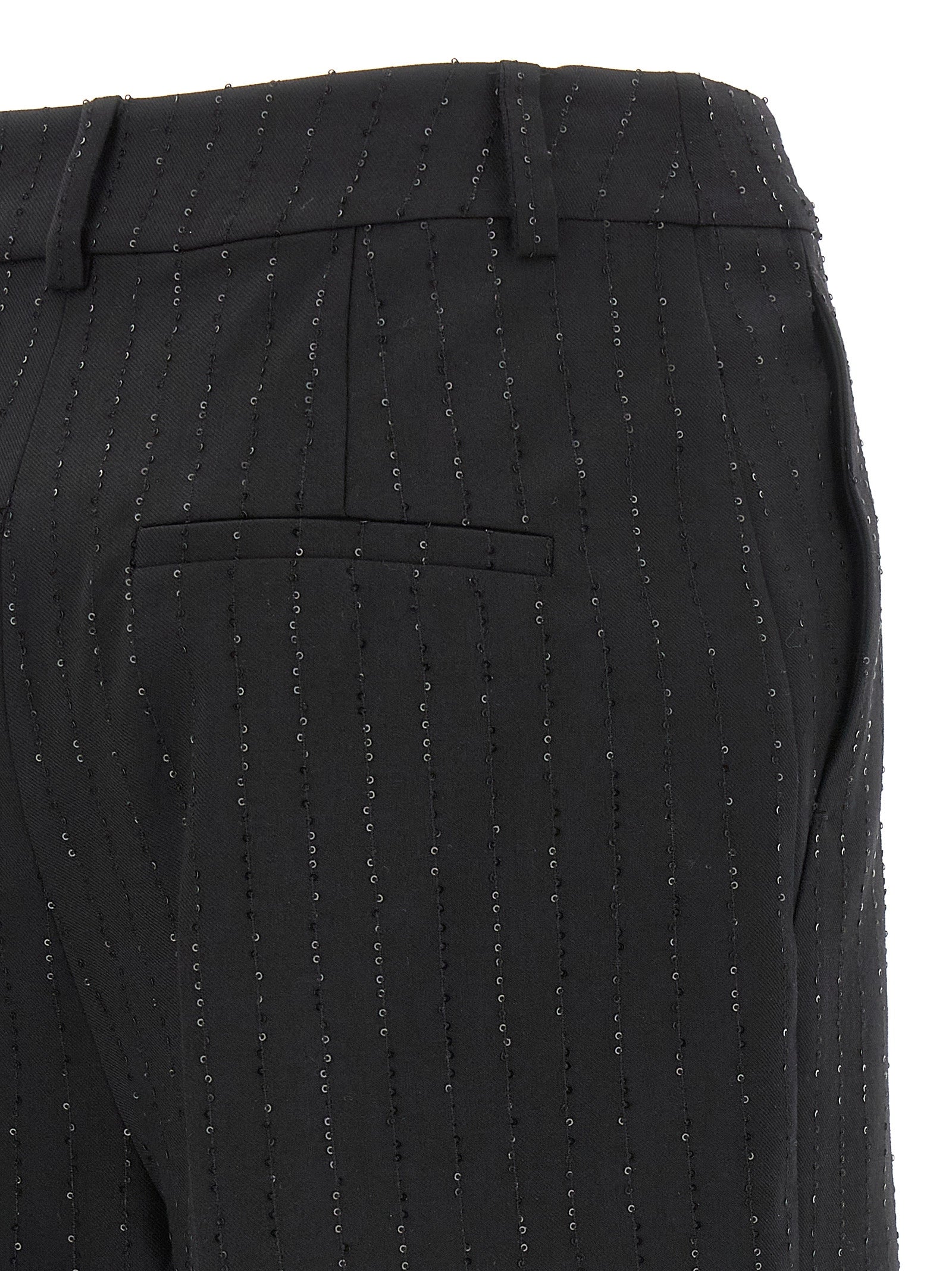 Max Mara Black Virgin Wool Bermuda Shorts Max Mara