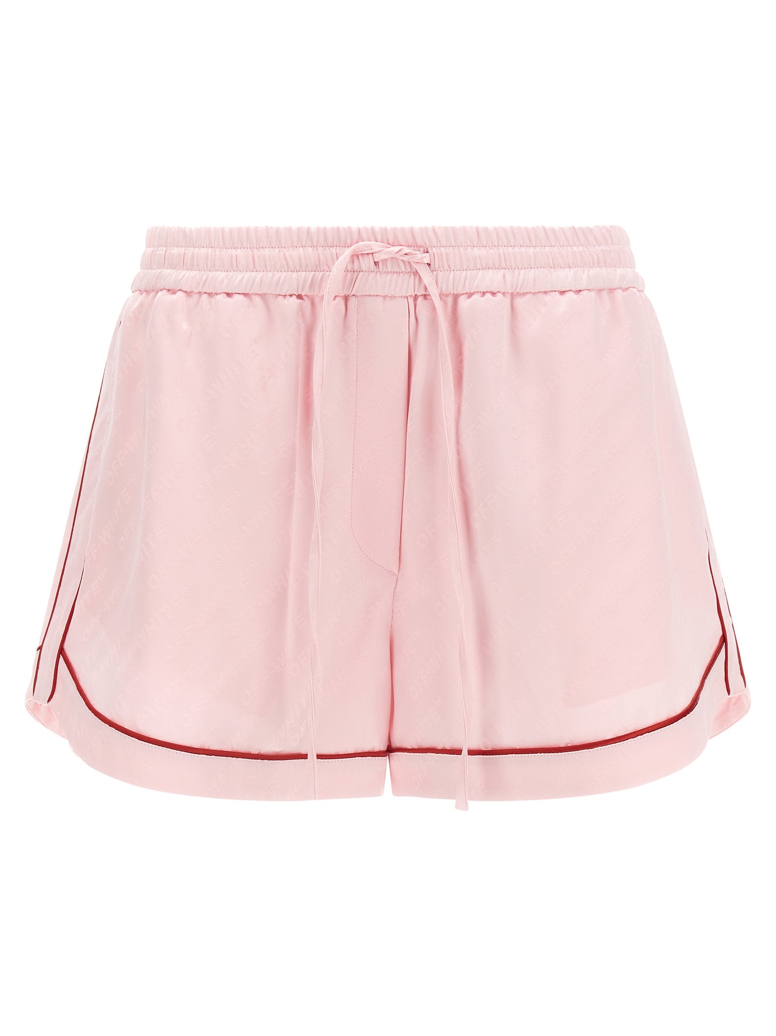 Off-White Multicolor Viscose Bermuda Shorts Off-White