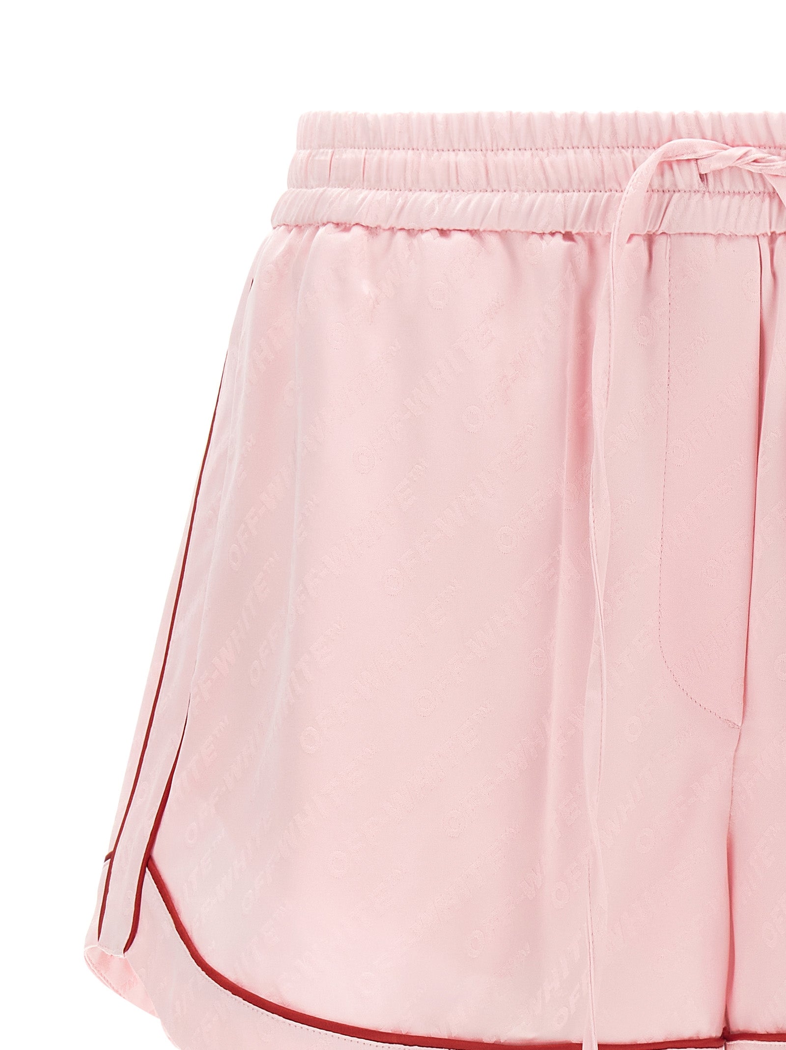 Off-White Multicolor Viscose Bermuda Shorts Off-White