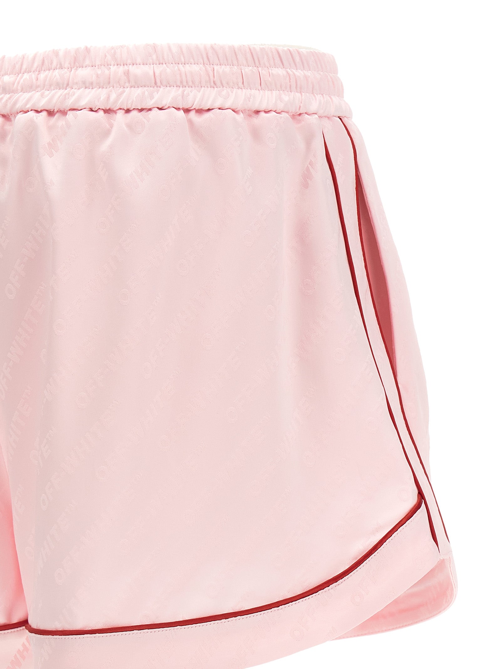 Off-White Multicolor Viscose Bermuda Shorts Off-White