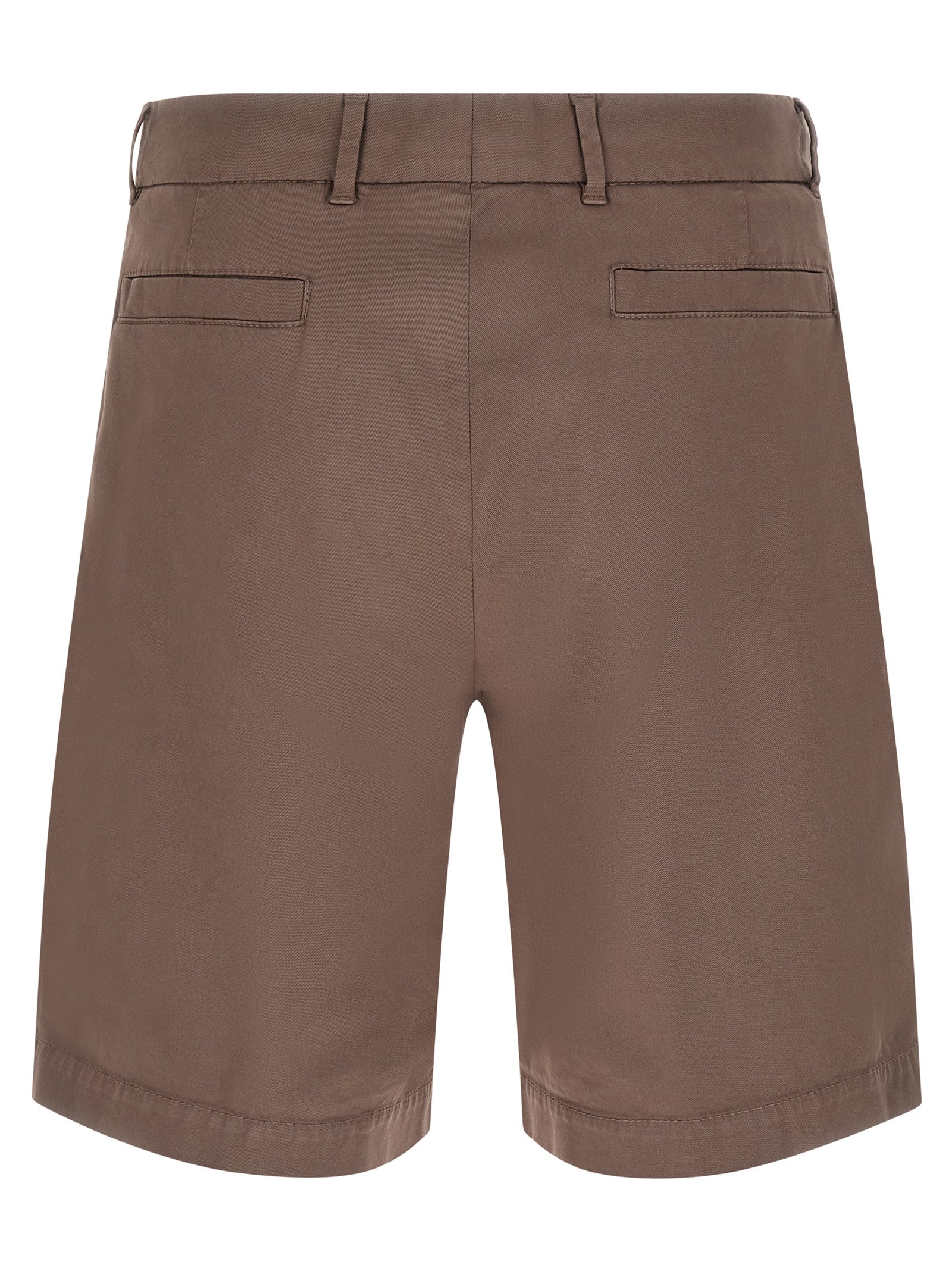 Brunello Cucinelli Brown Cotton Bermuda Shorts Brunello Cucinelli