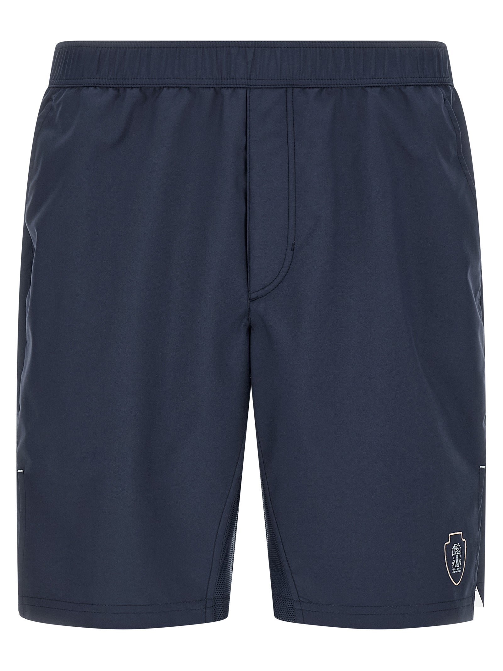 Brunello Cucinelli Blue Polyester Bermuda Shorts Brunello Cucinelli