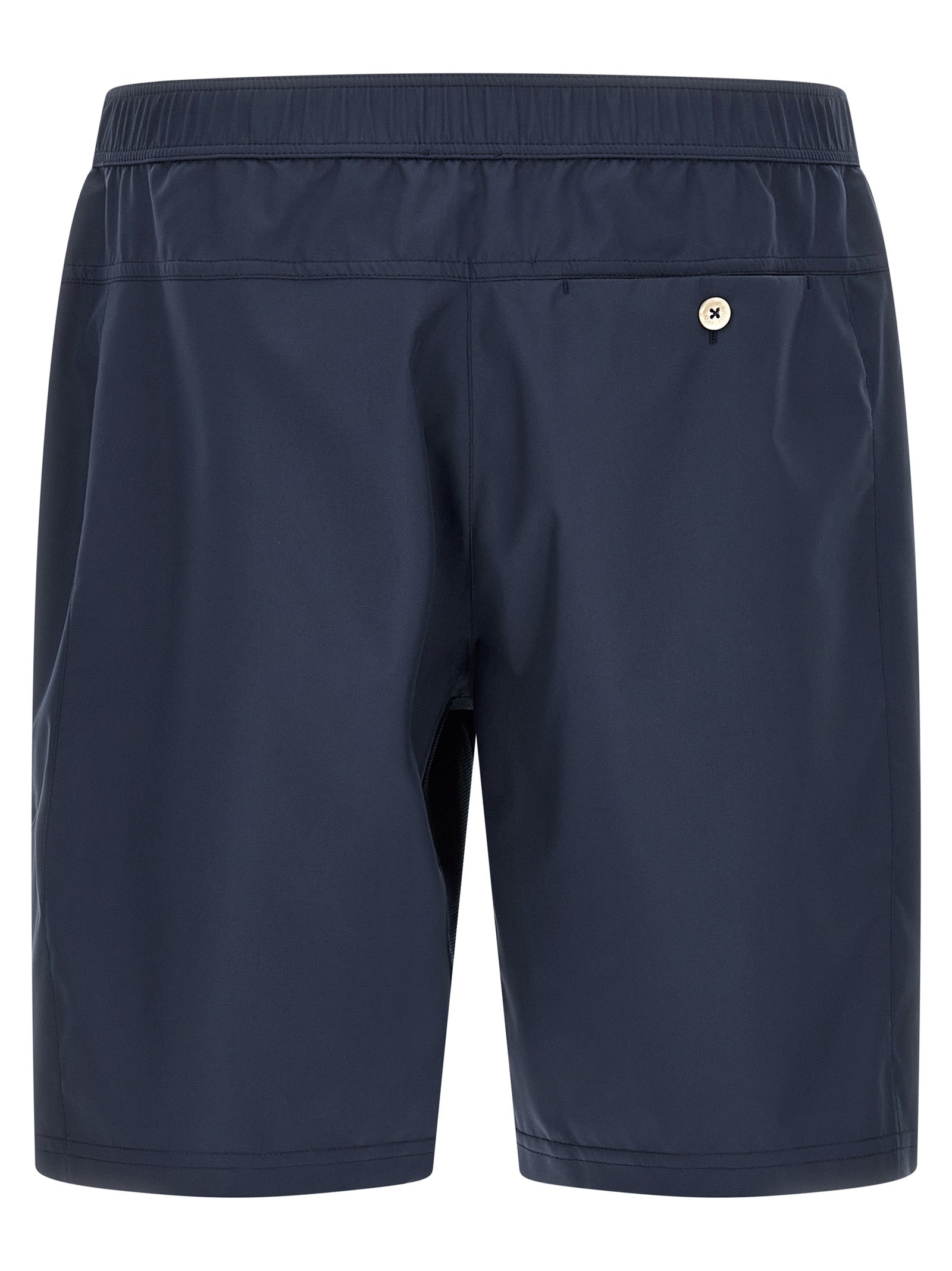 Brunello Cucinelli Blue Polyester Bermuda Shorts Brunello Cucinelli