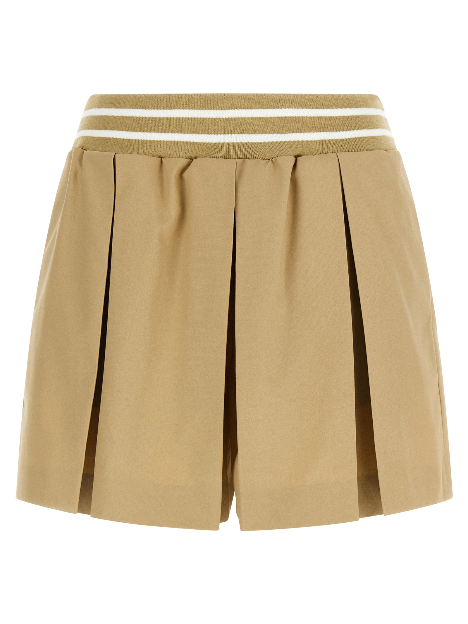 Moschino Beige Cotton Bermuda Shorts Moschino