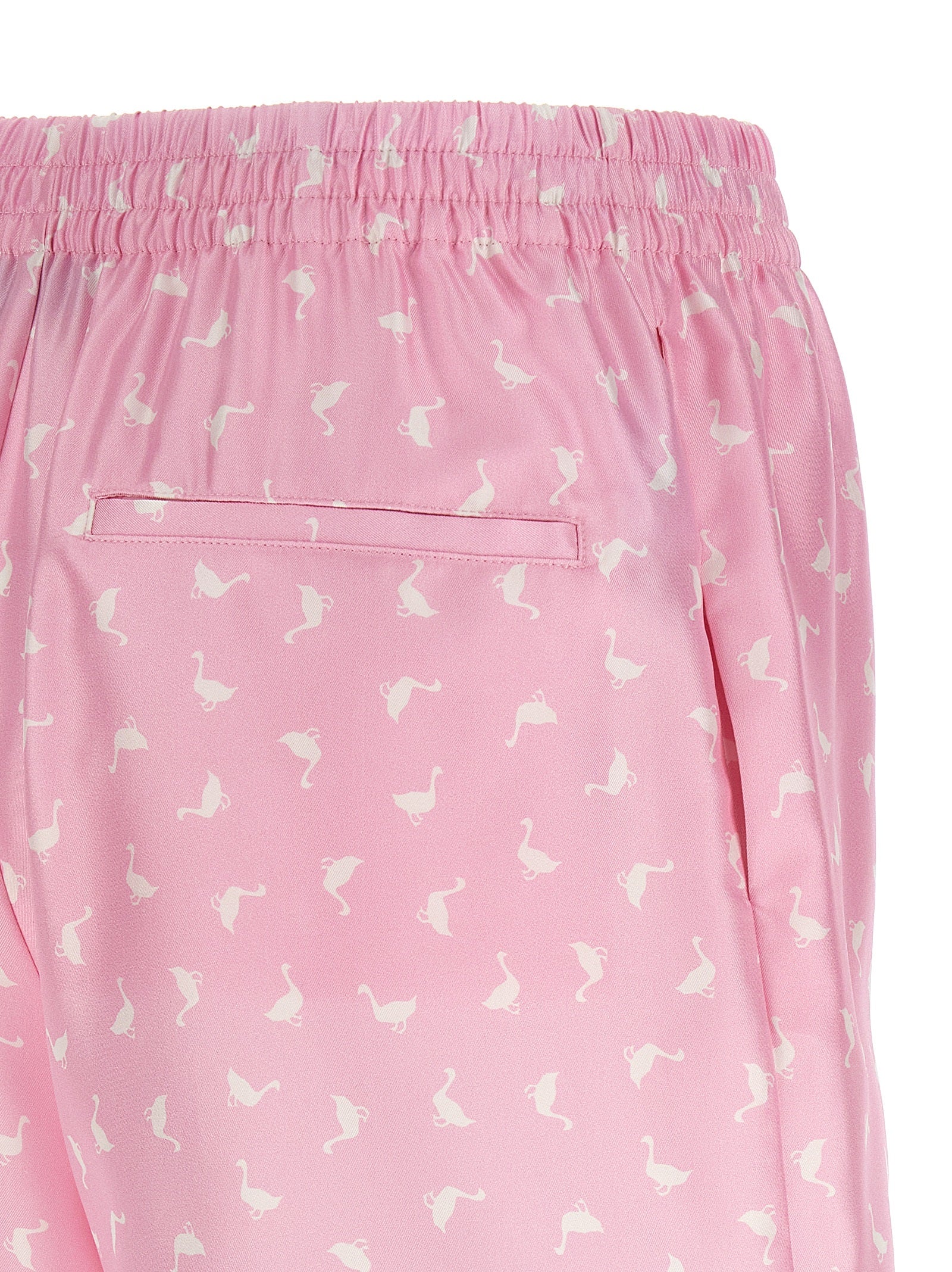 Moschino Multicolor Silk Bermuda Shorts Moschino