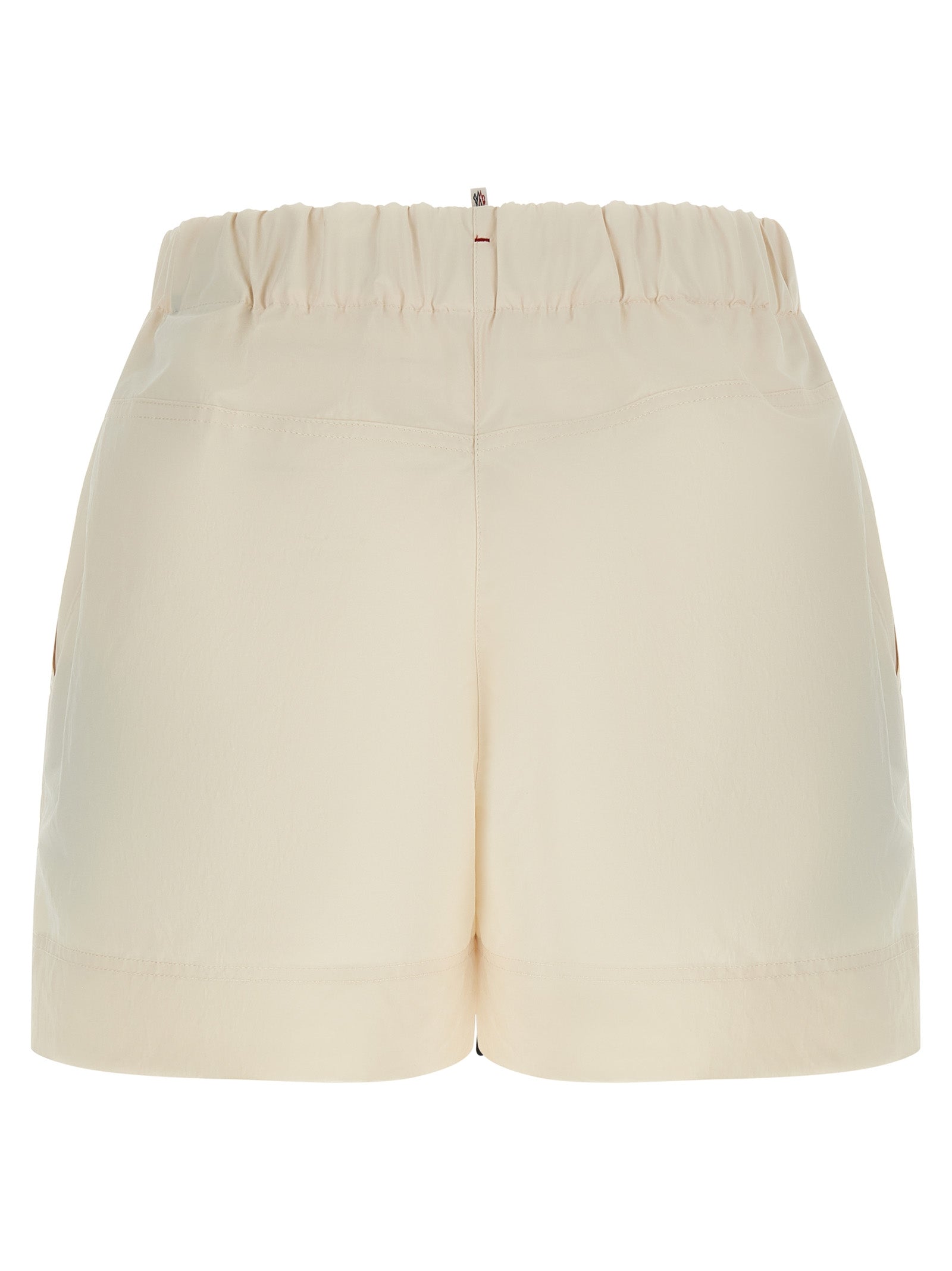 Moncler Grenoble White Polyester Bermuda Shorts Moncler Grenoble
