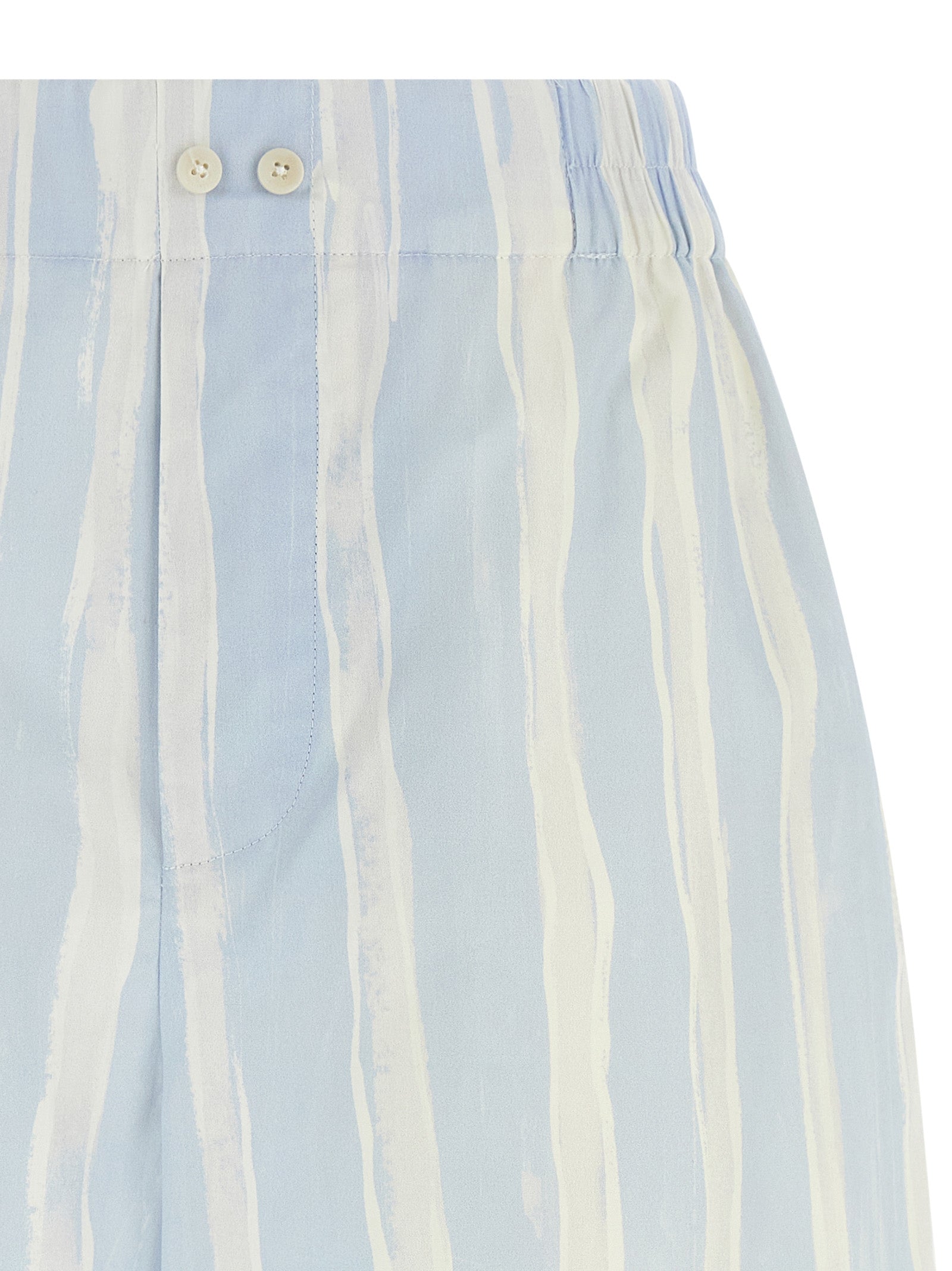 Jacquemus Blue Linen Bermuda Shorts Jacquemus