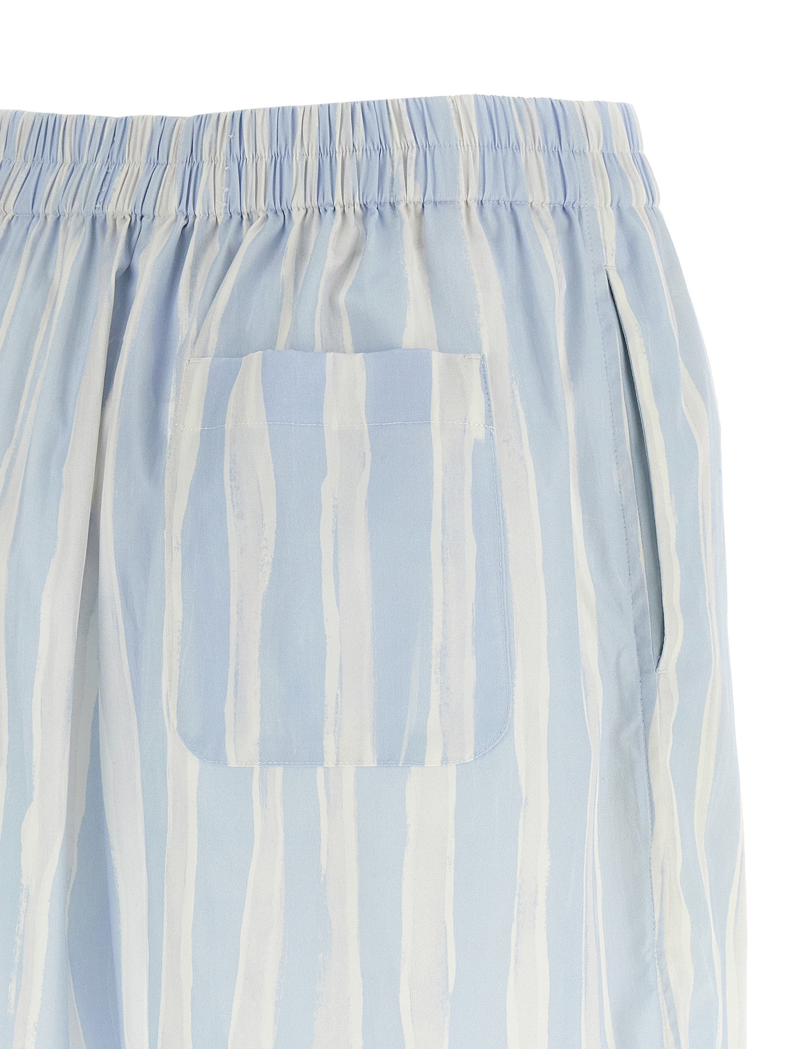Jacquemus Blue Linen Bermuda Shorts Jacquemus