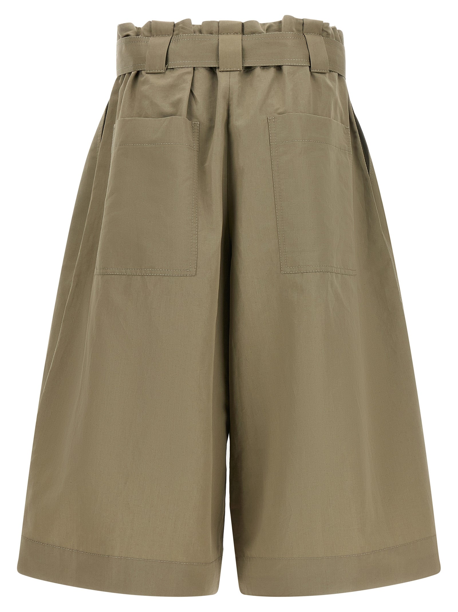 Brunello Cucinelli Bicolor Cotton Bermuda Shorts Brunello Cucinelli