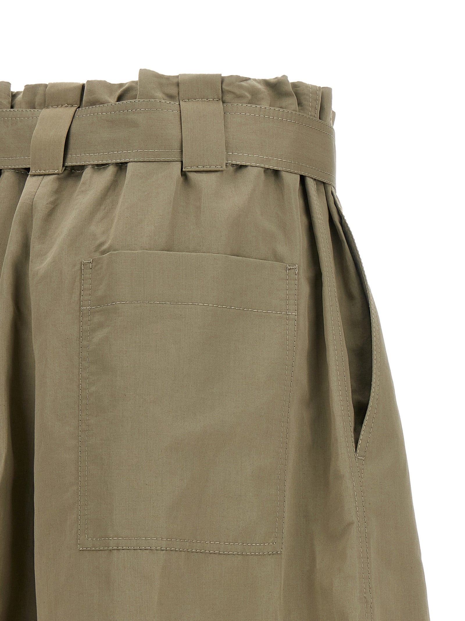Brunello Cucinelli Bicolor Cotton Bermuda Shorts Brunello Cucinelli