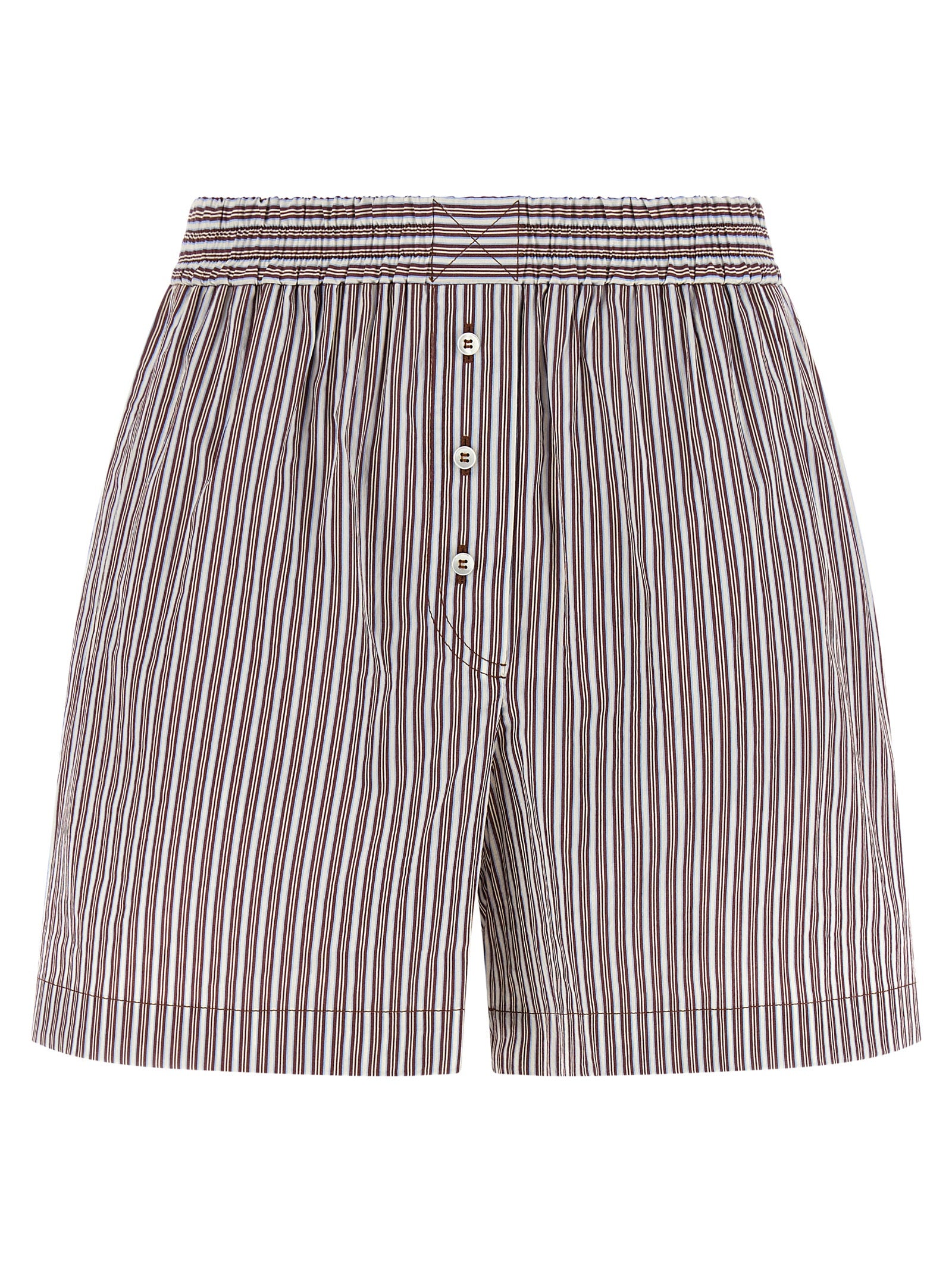 Brunello Cucinelli Bordeaux Cotton Bermuda Shorts Brunello Cucinelli