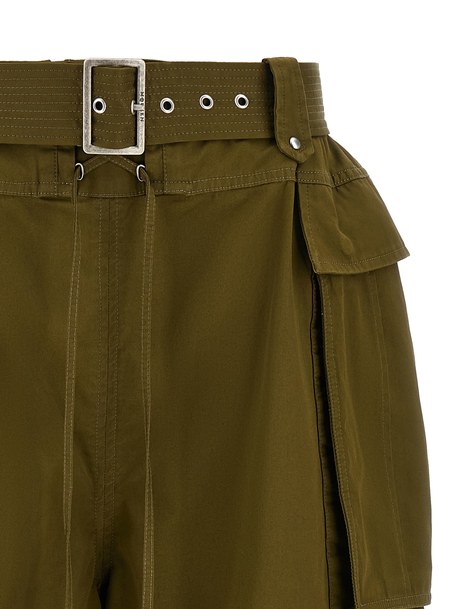 Alexander McQueen Bicolor Cotton Bermuda Shorts Alexander McQueen