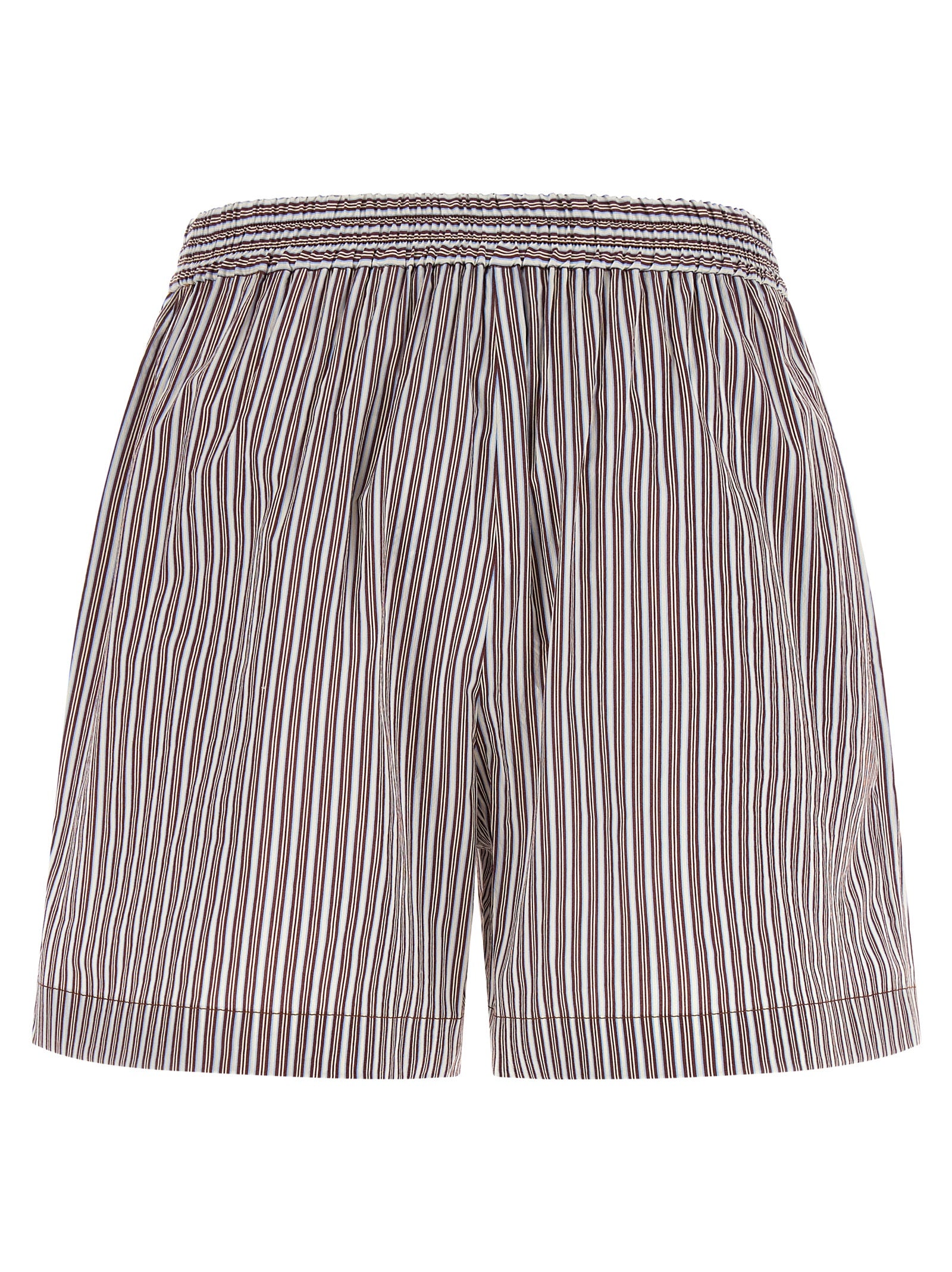 Brunello Cucinelli Bordeaux Cotton Bermuda Shorts Brunello Cucinelli