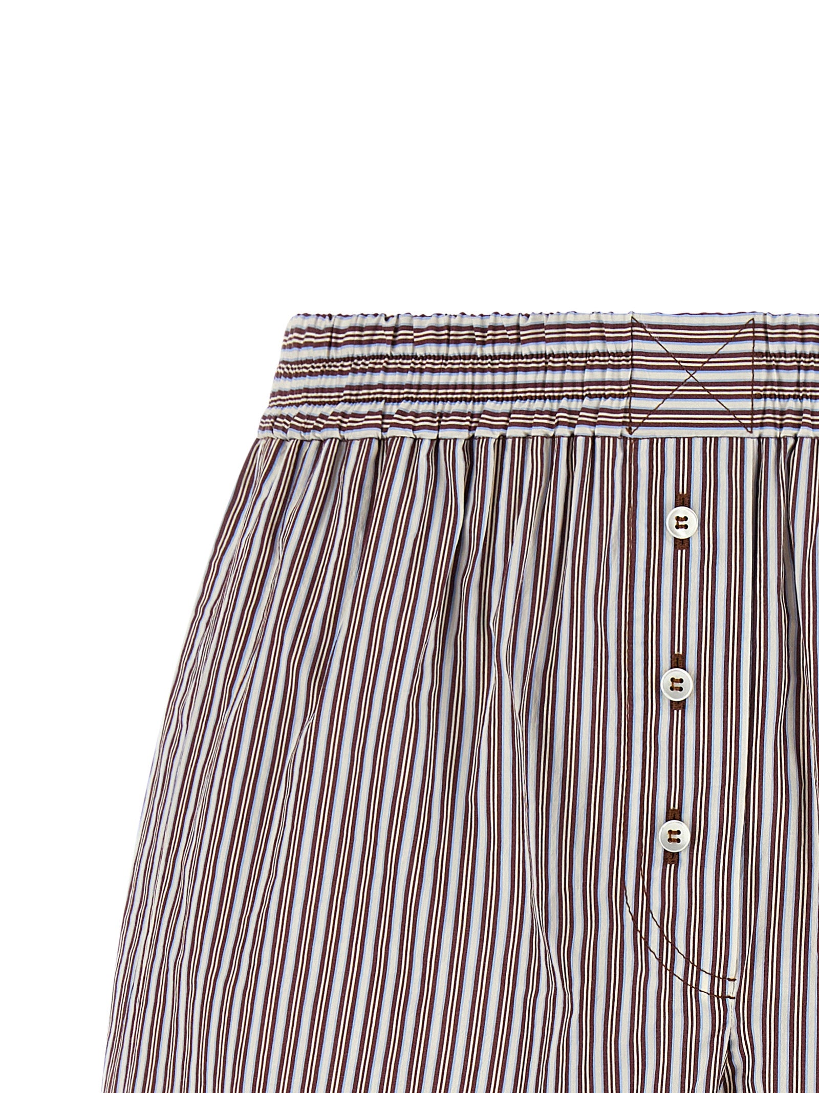 Brunello Cucinelli Bordeaux Cotton Bermuda Shorts Brunello Cucinelli