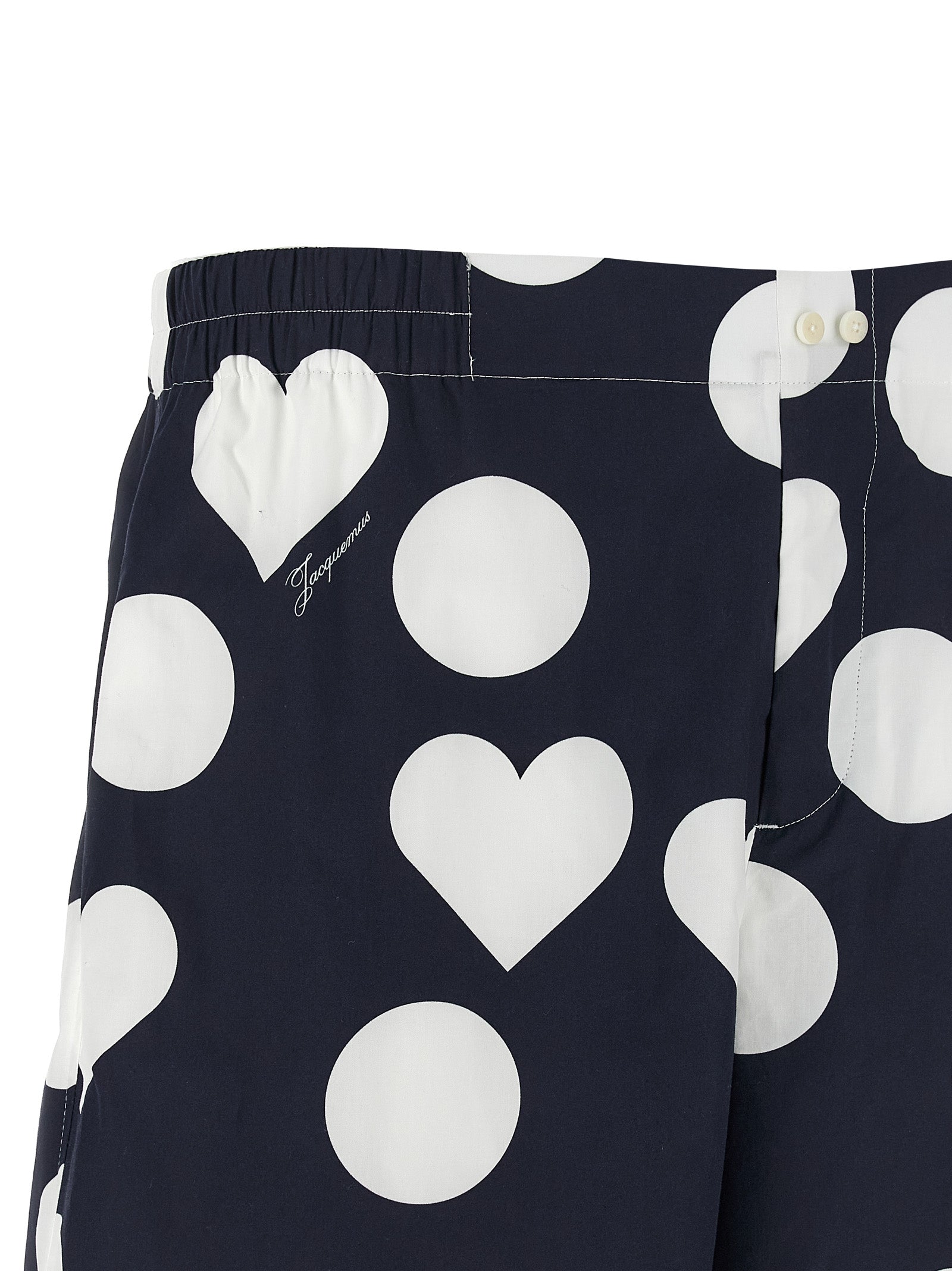 Jacquemus Blue Cotton Bermuda Shorts Jacquemus