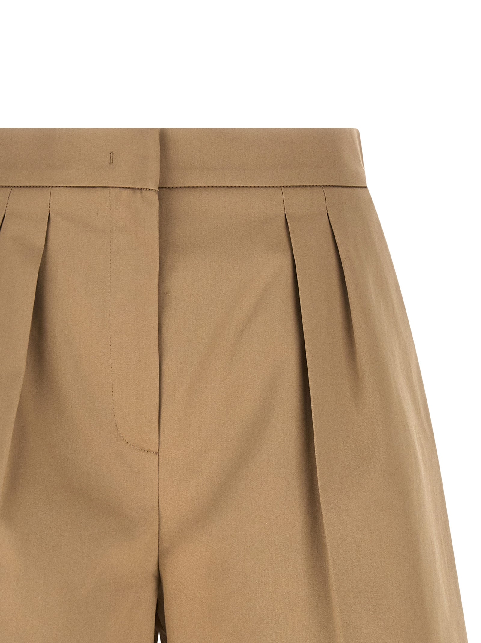 Max Mara Beige Cotton Bermuda Shorts Max Mara