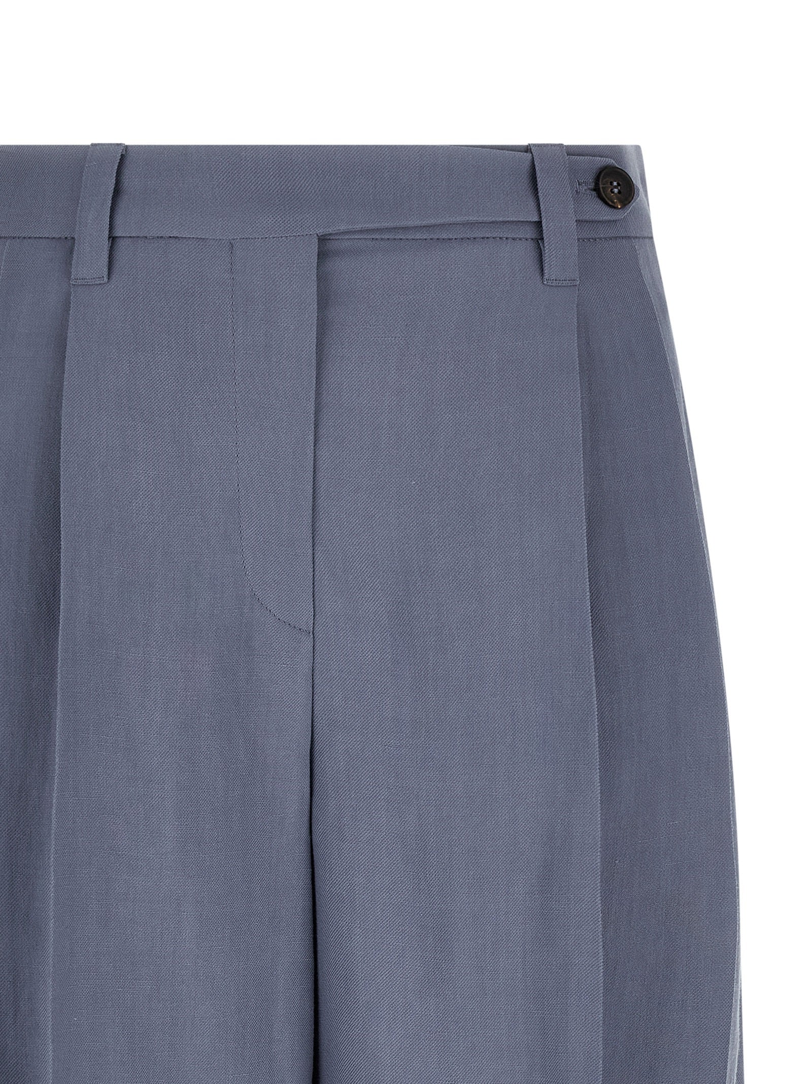 Brunello Cucinelli Blue Viscose Bermuda Shorts Brunello Cucinelli