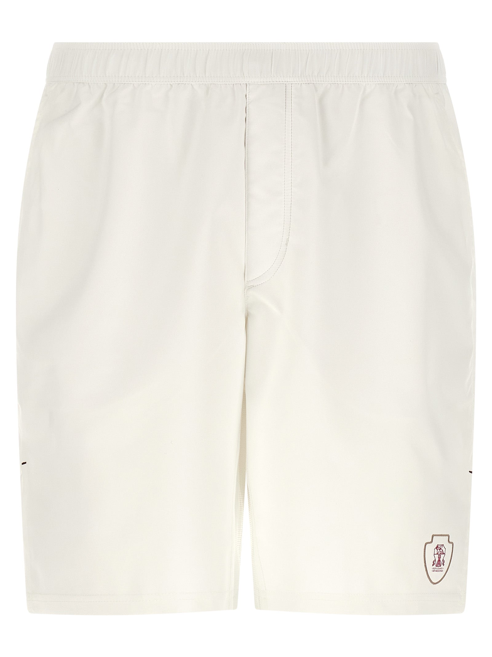 Brunello Cucinelli White Polyester Bermuda Shorts Brunello Cucinelli