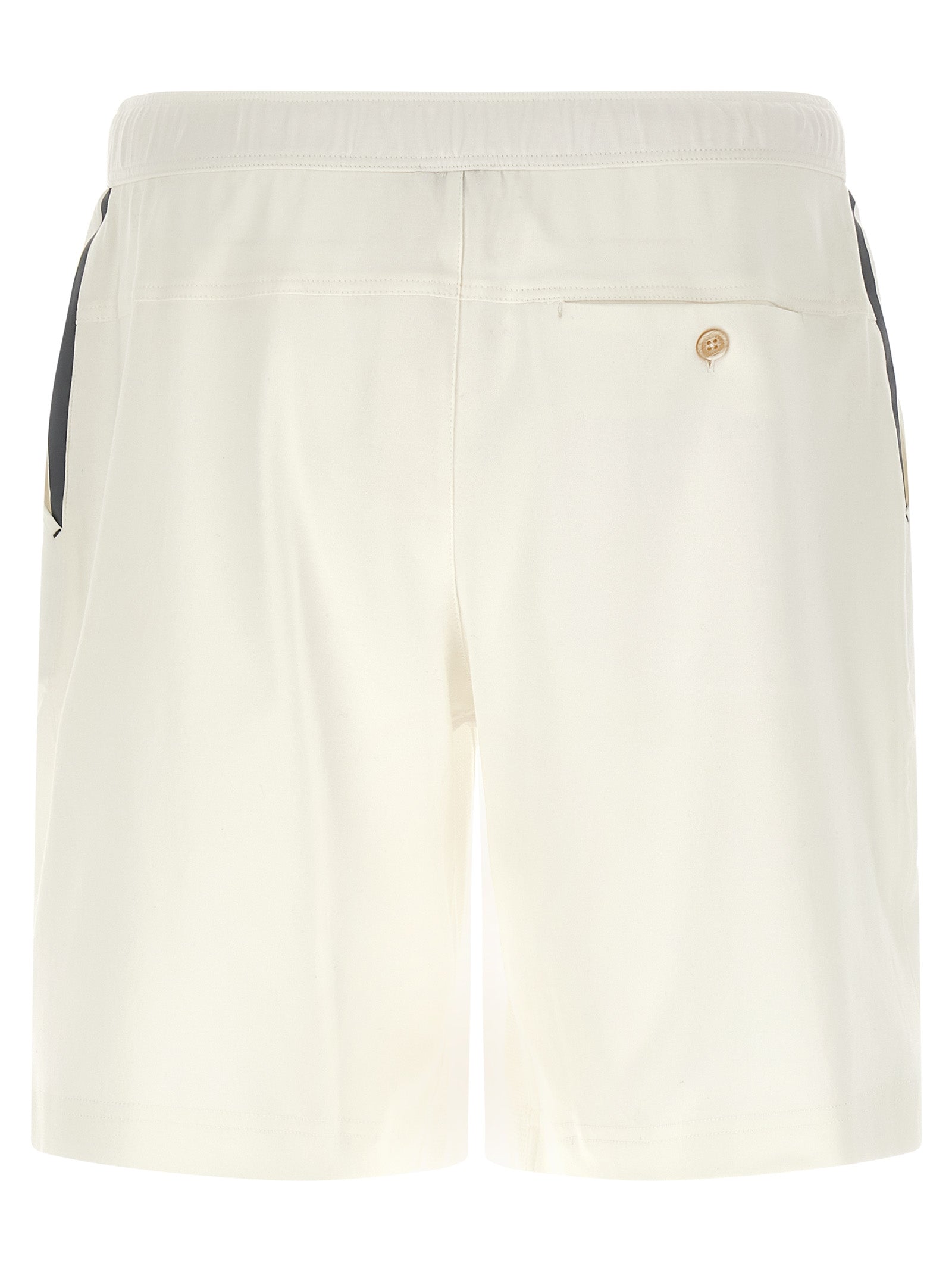 Brunello Cucinelli White Cotton Bermuda Shorts Brunello Cucinelli