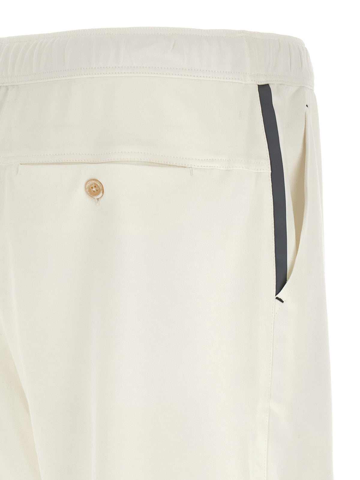 Brunello Cucinelli White Cotton Bermuda Shorts Brunello Cucinelli