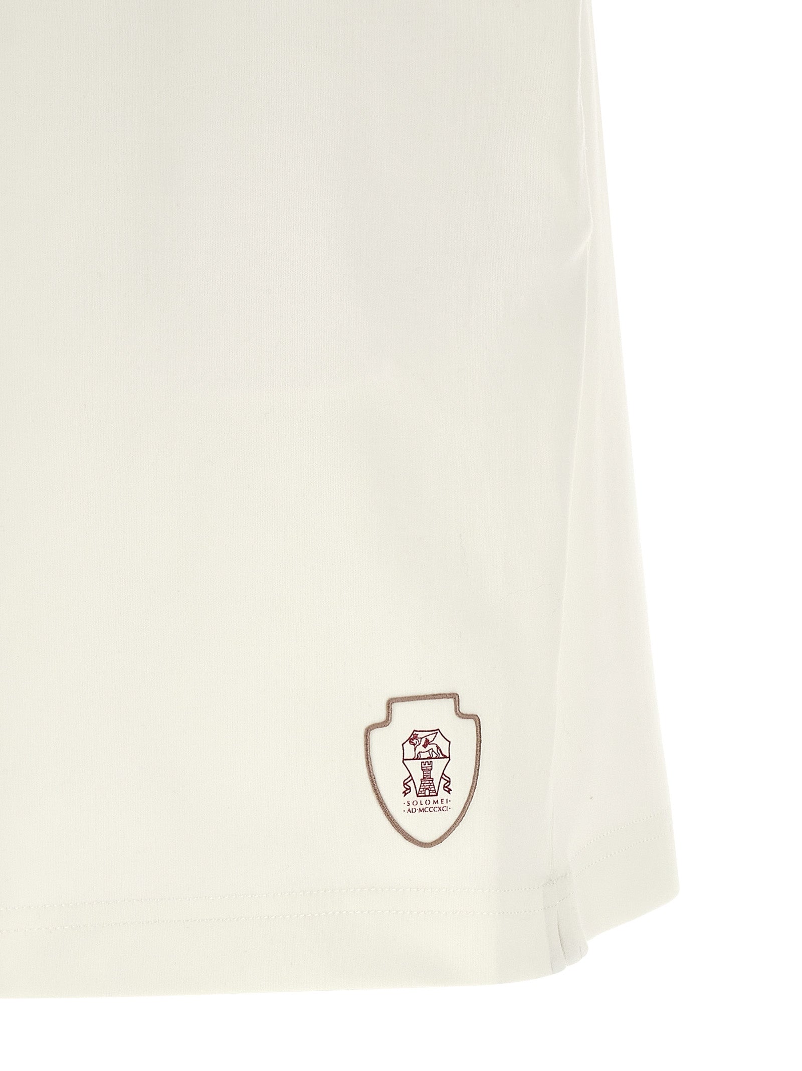 Brunello Cucinelli White Cotton Bermuda Shorts Brunello Cucinelli