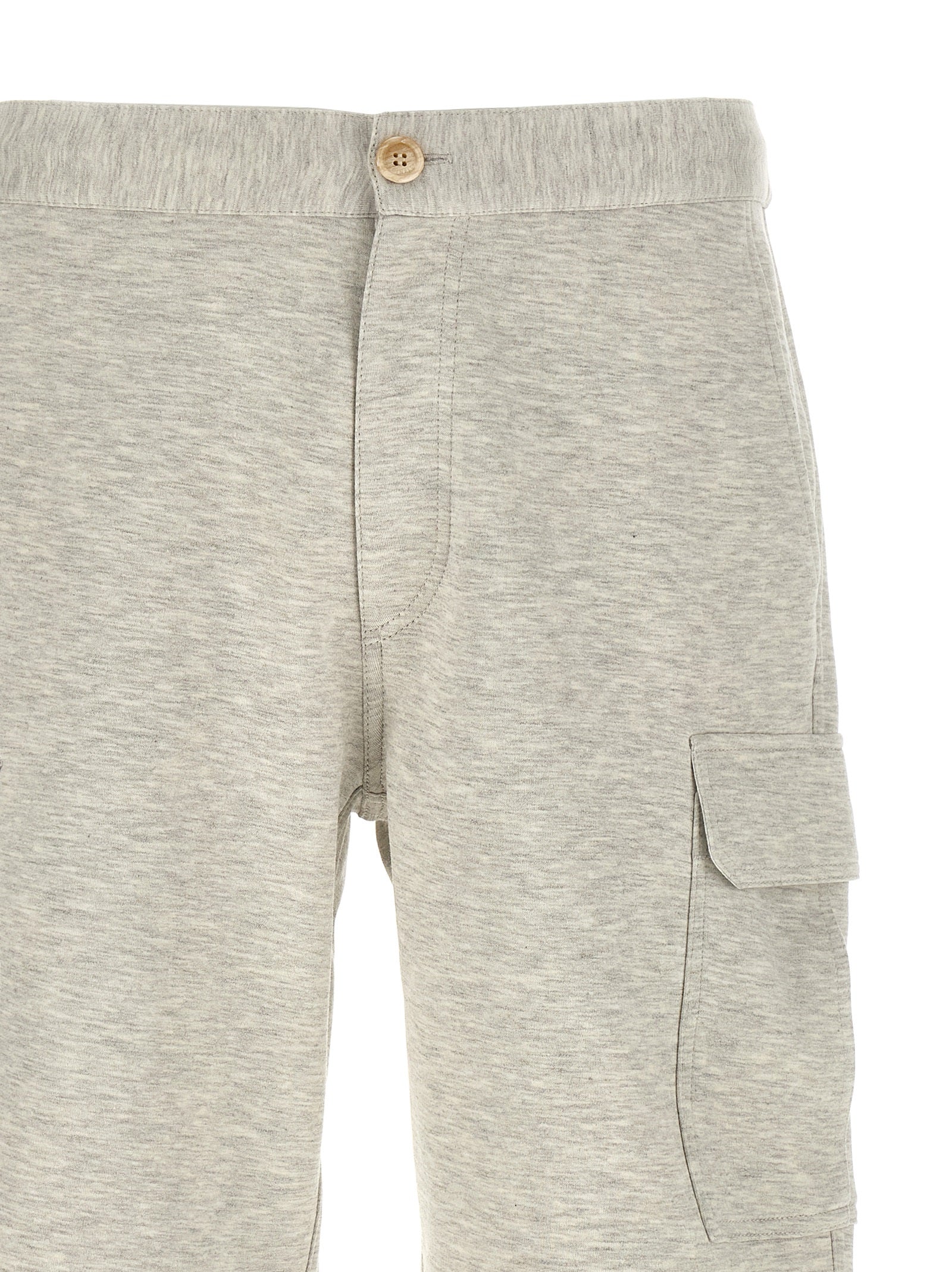 Brunello Cucinelli Gray Cotton Bermuda Shorts Brunello Cucinelli