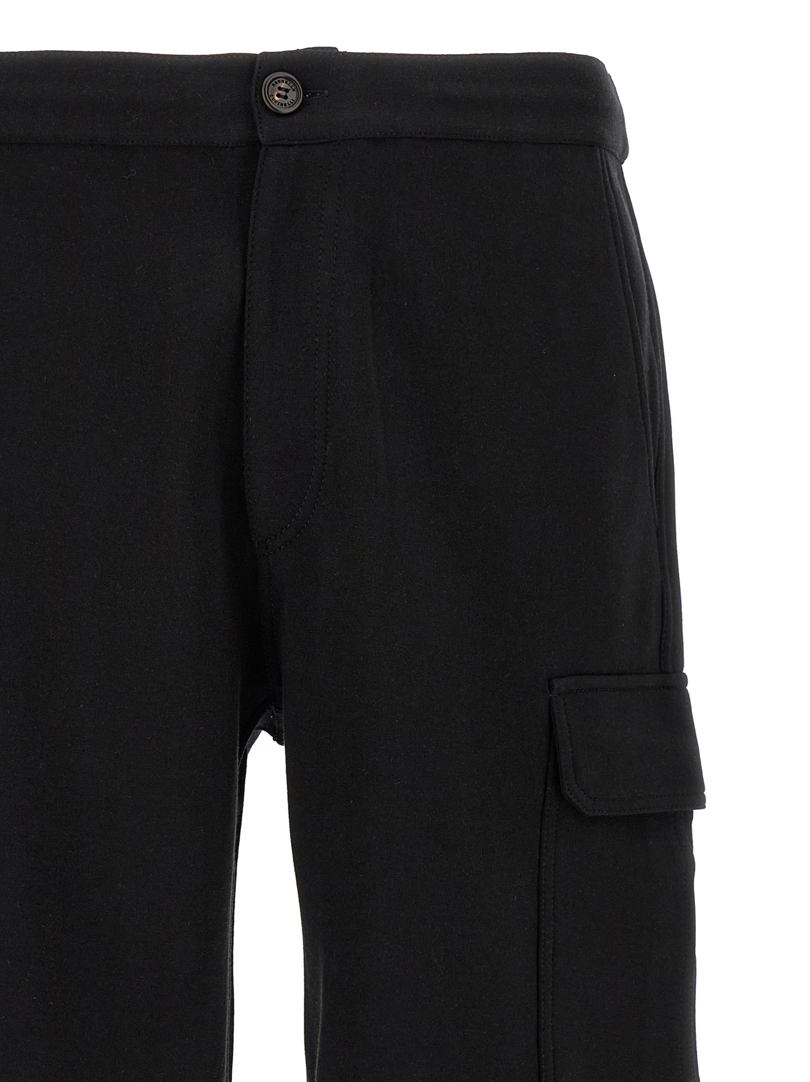 Brunello Cucinelli Black Cotton Bermuda Shorts Brunello Cucinelli