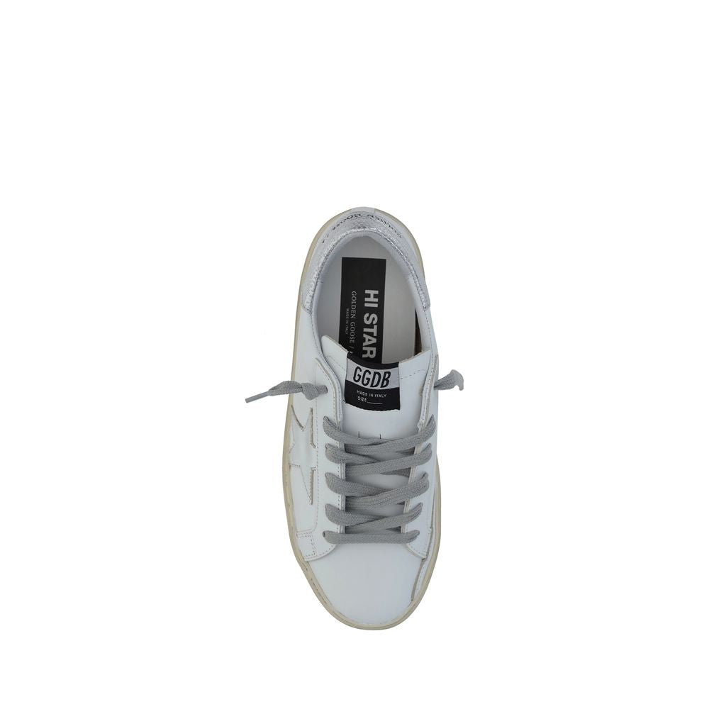 Golden Goose White Calf Leather Bos Taurus Low Top Sneakers Golden Goose