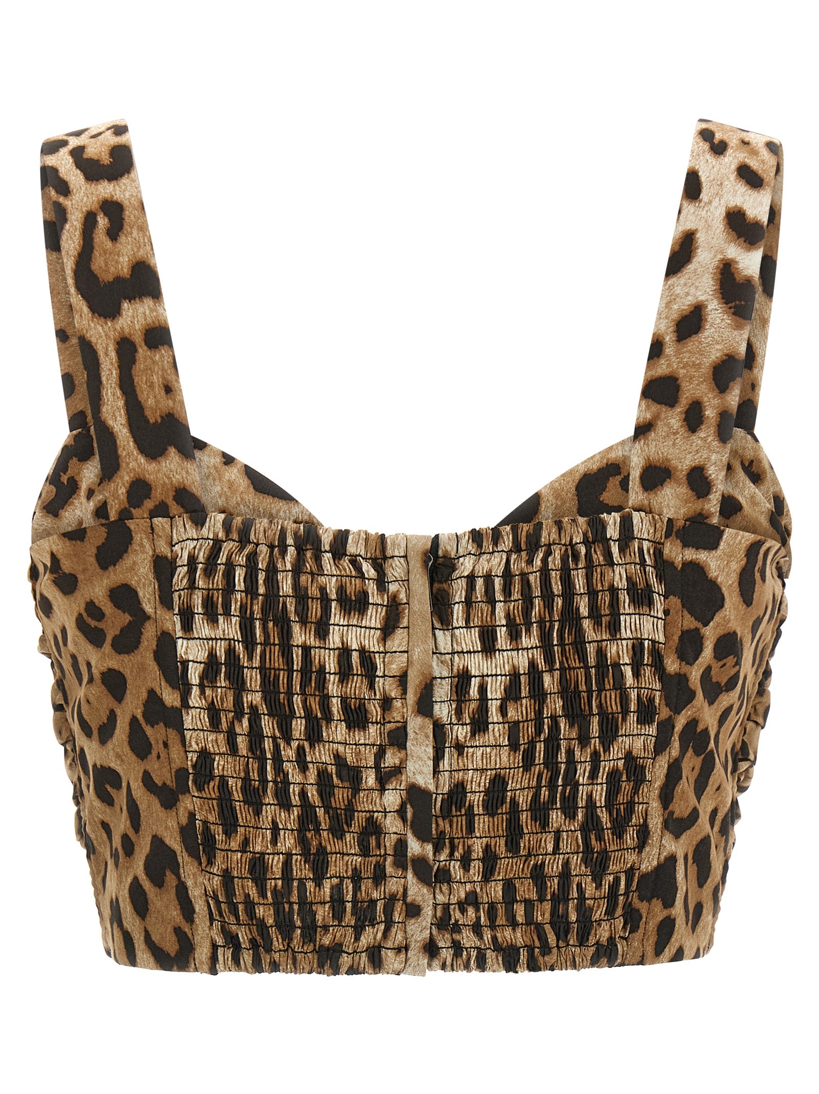 Dolce & Gabbana Brown Cotton Blouse Dolce & Gabbana