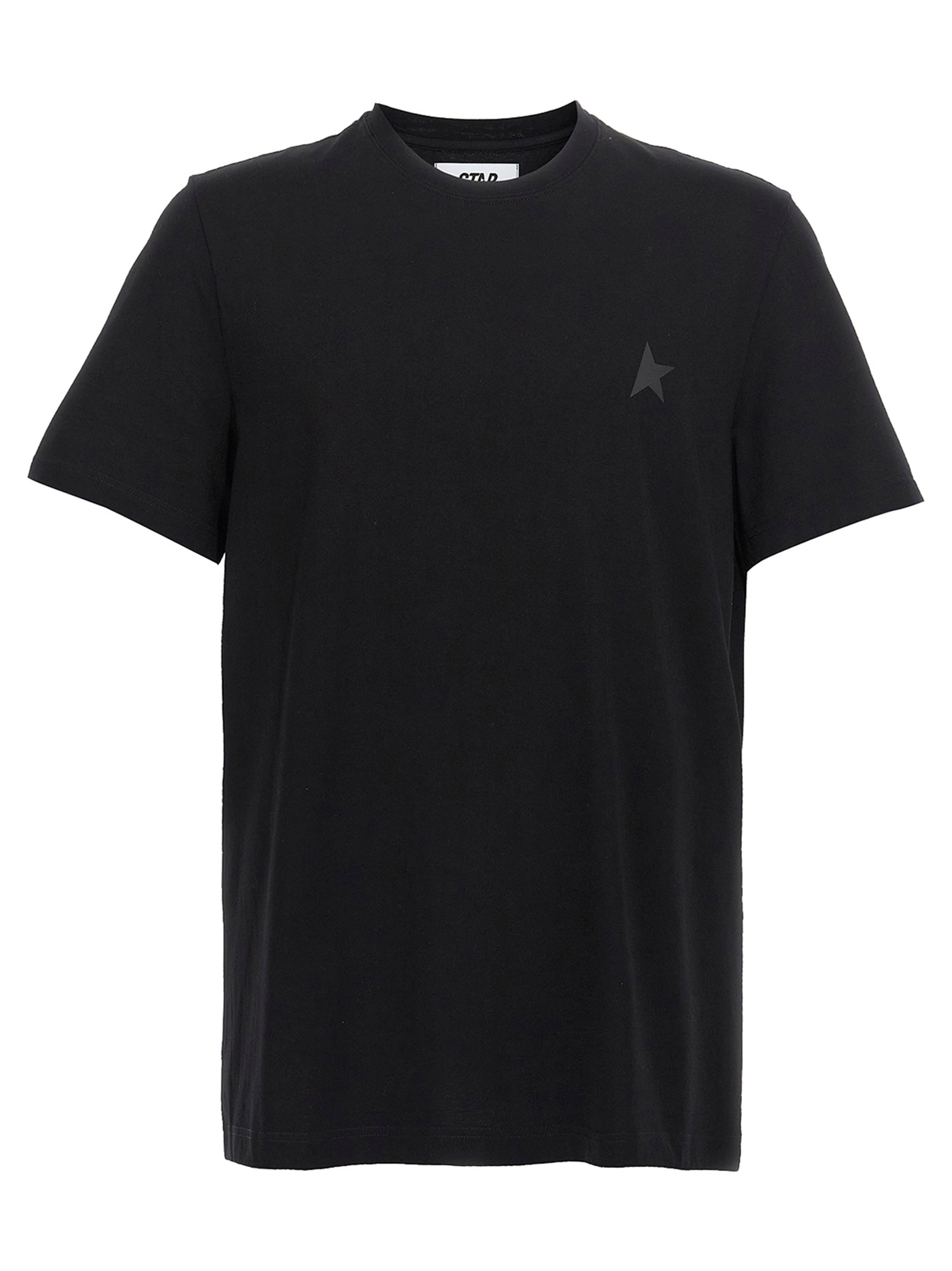 Golden Goose Black Cotton T-Shirt Golden Goose