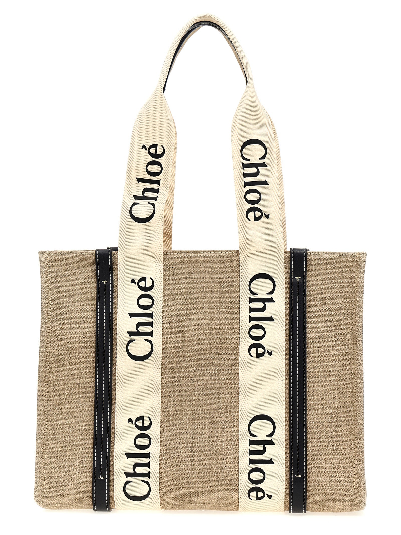 Chloé Beige Calfskin Tote Bag Chloé