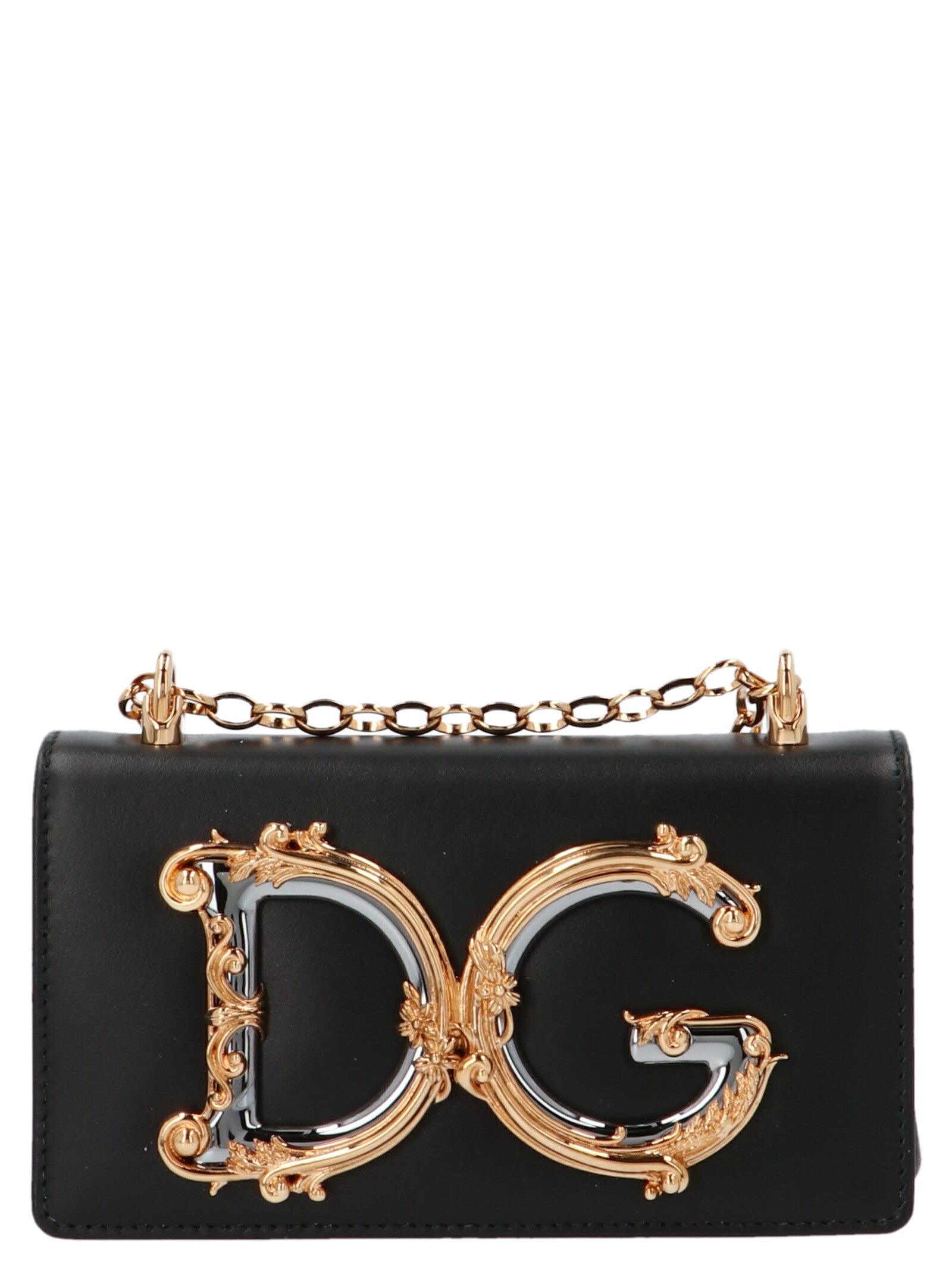 Dolce & Gabbana Black Calfskin Crossbody Bag Dolce & Gabbana