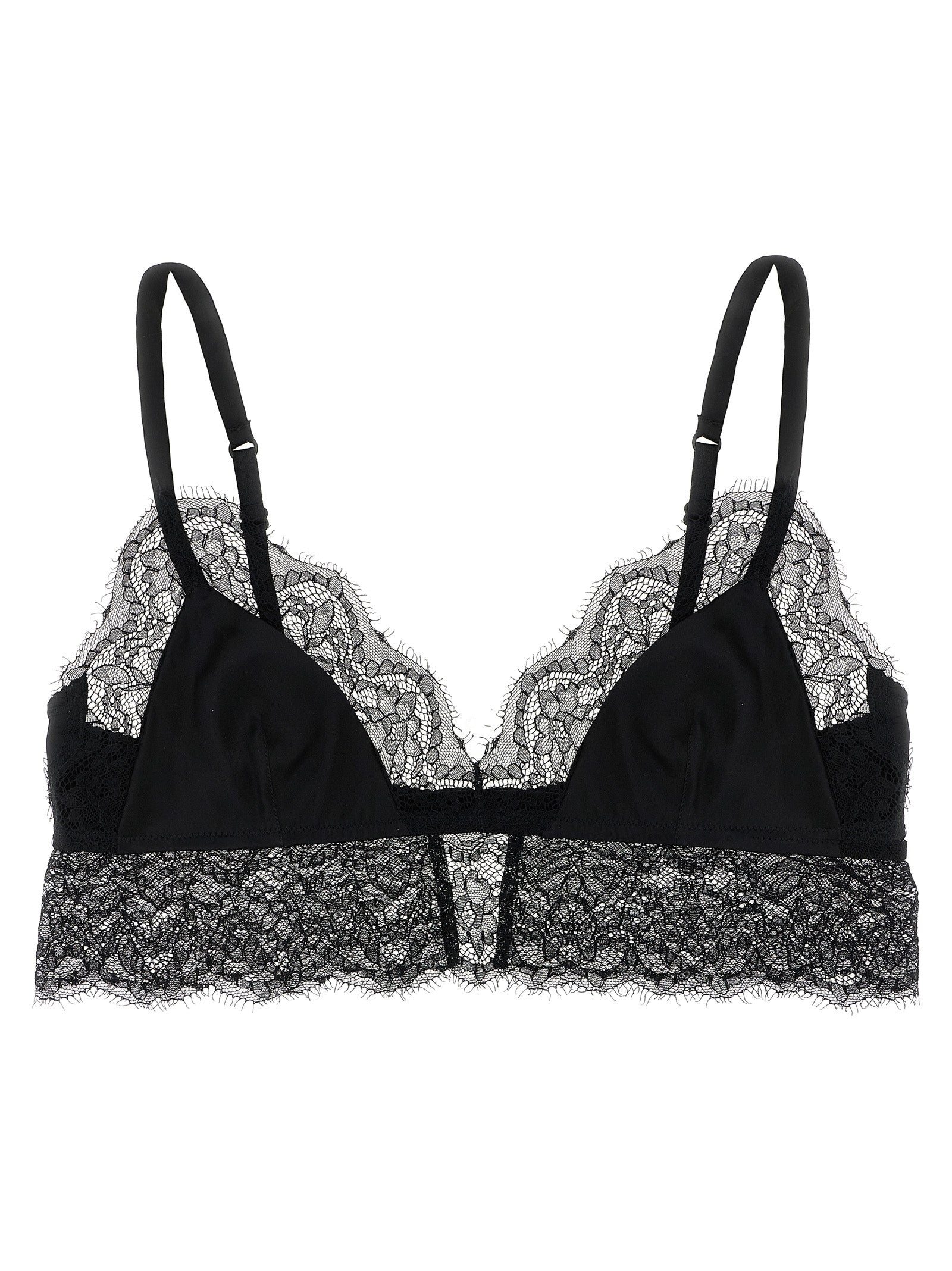 Dolce & Gabbana Black Silk Bra Dolce & Gabbana
