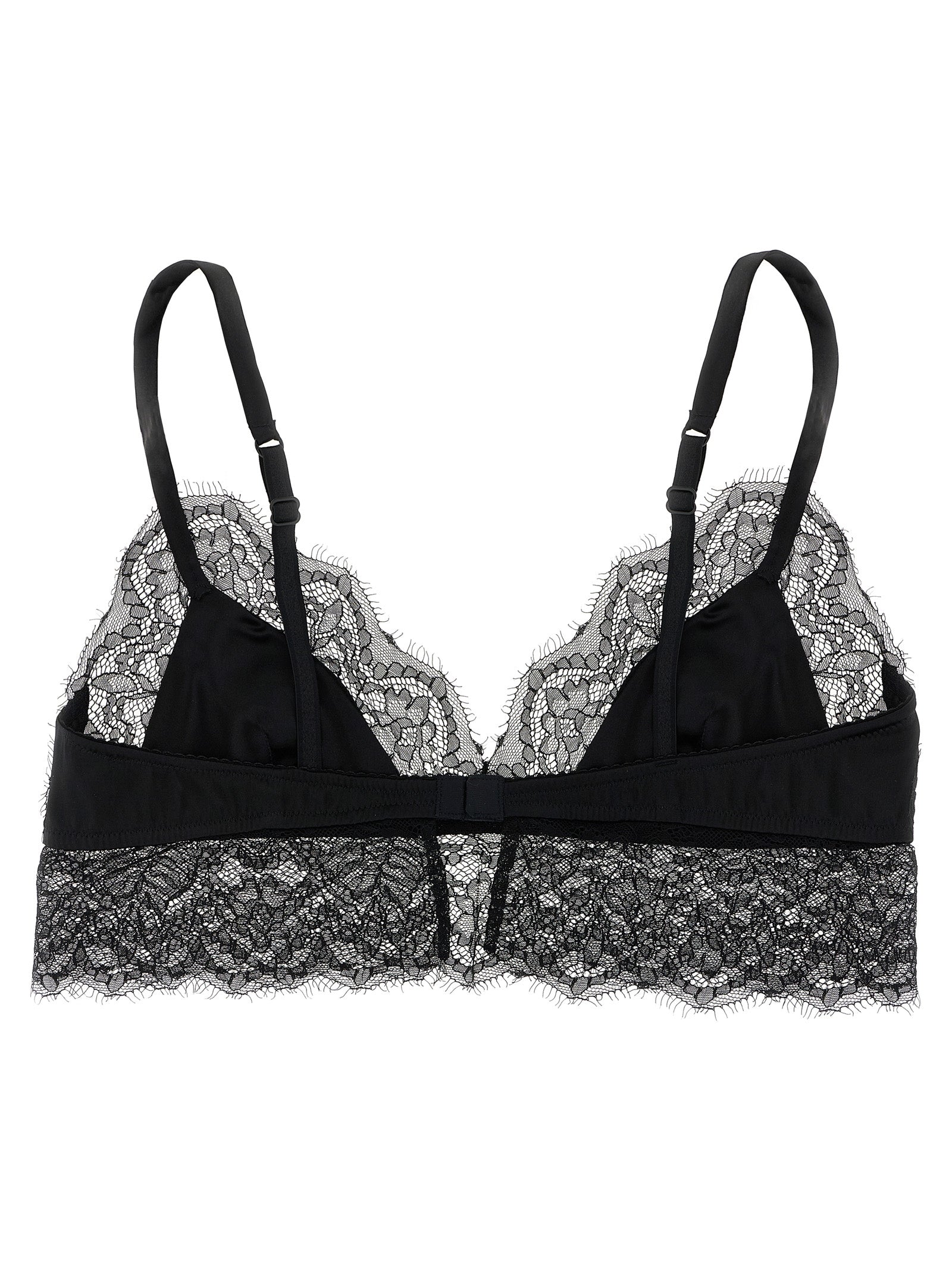 Dolce & Gabbana Black Silk Bra Dolce & Gabbana