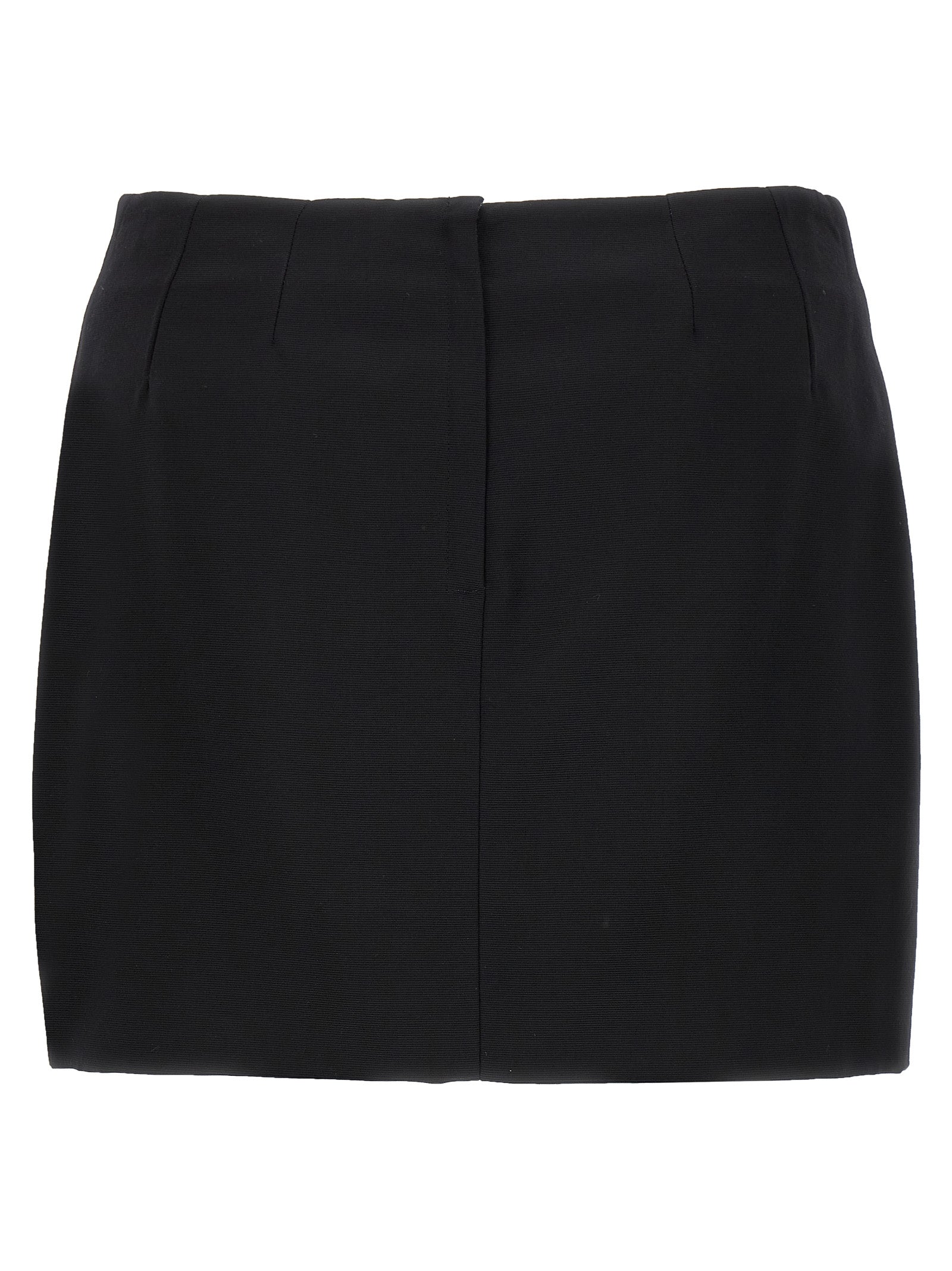 Dolce & Gabbana Black Viscose Long Skirt Dolce & Gabbana