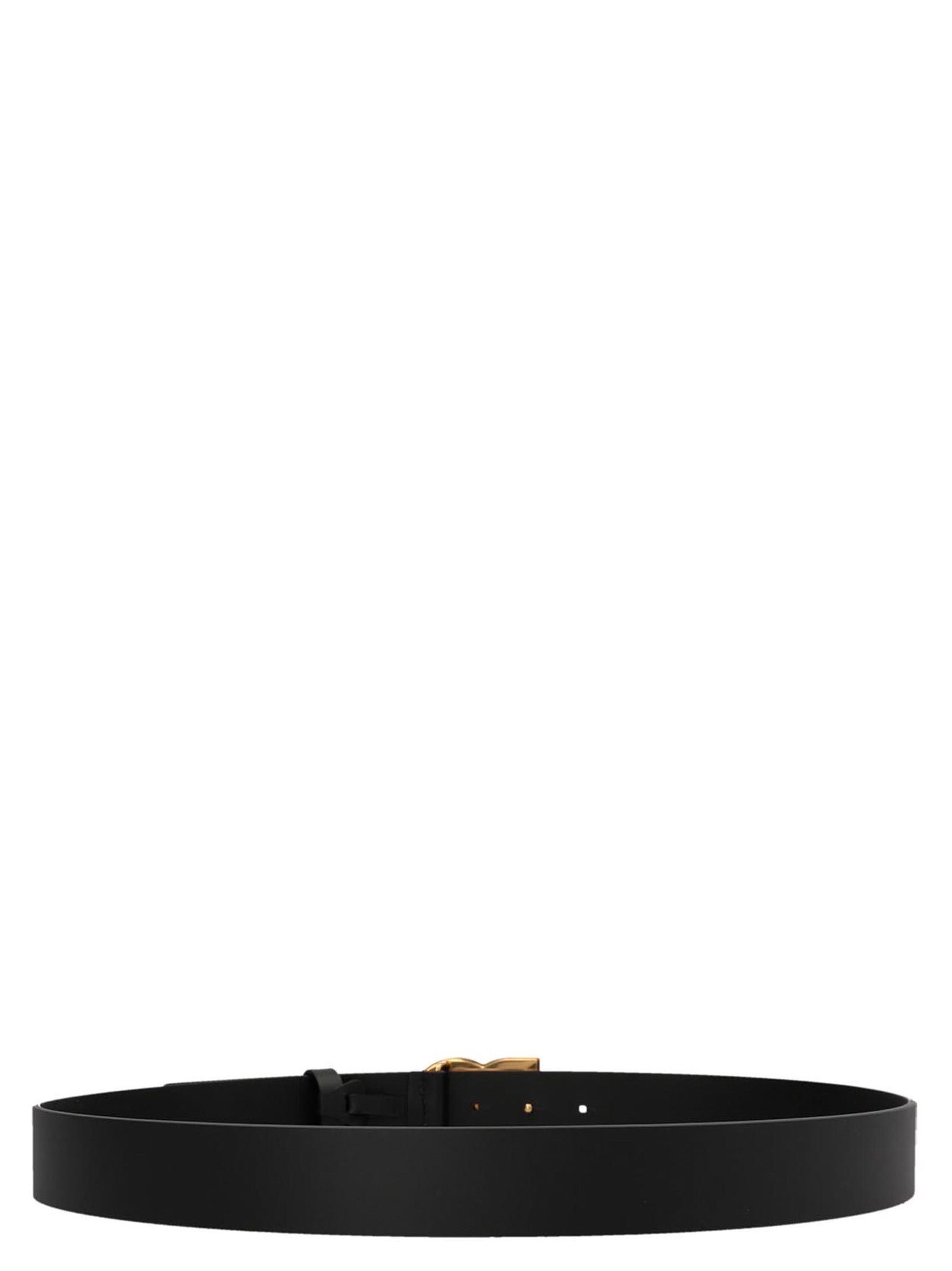 Dolce & Gabbana Black Lamb Leather Regular Belt Dolce & Gabbana