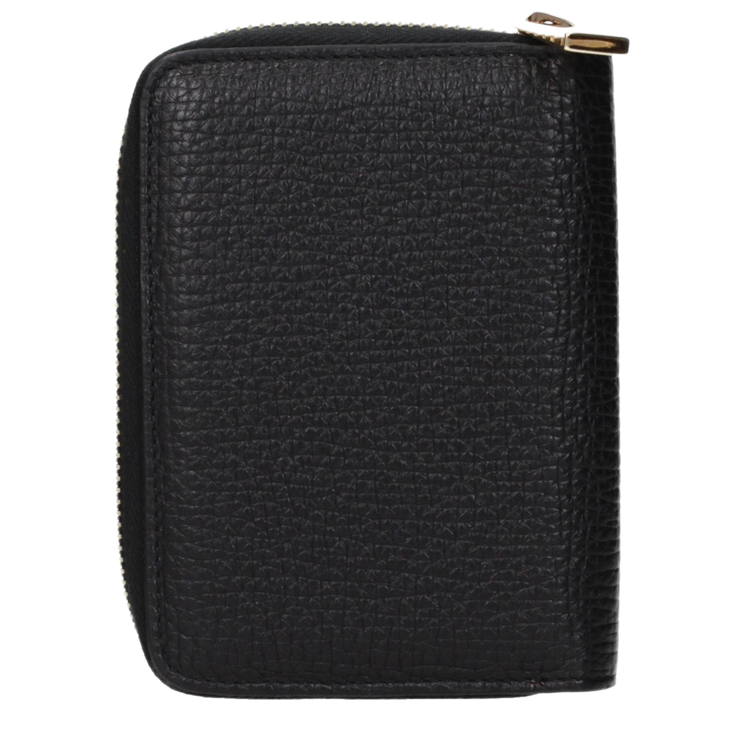Versace Black Leather Wallet Versace