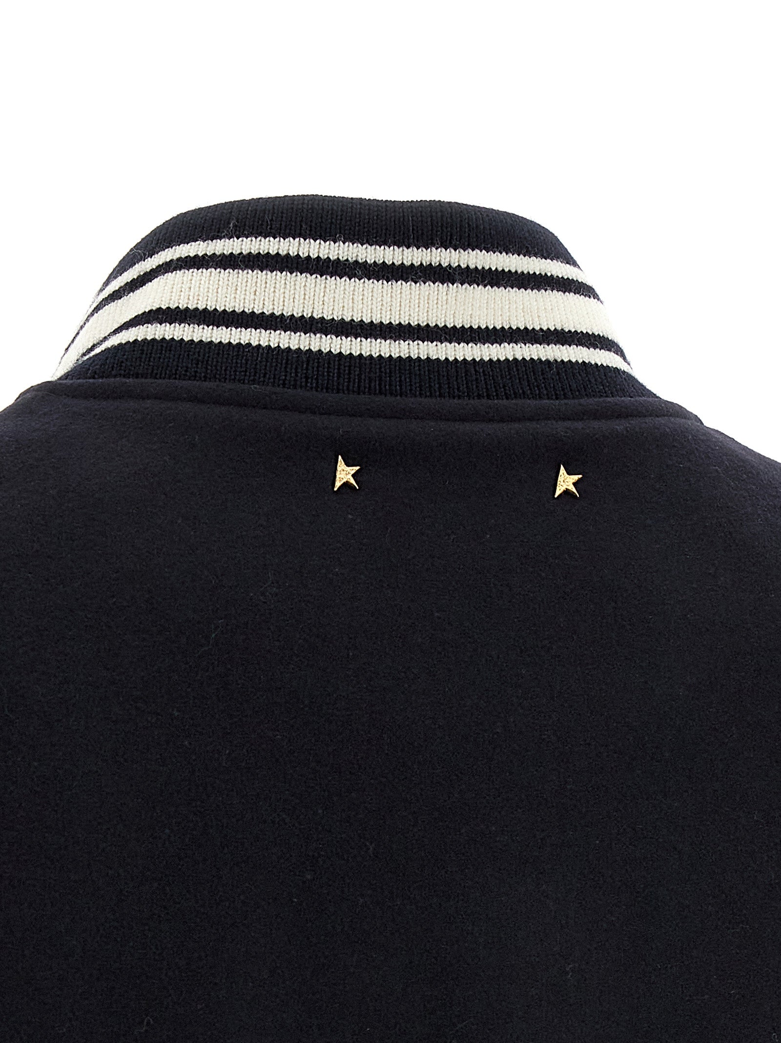 Golden Goose Blue Virgin Wool Bomber Golden Goose